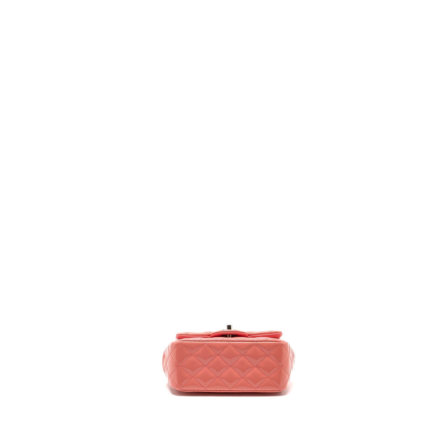 Chanel Mini Square Flap Bag Patent Pink