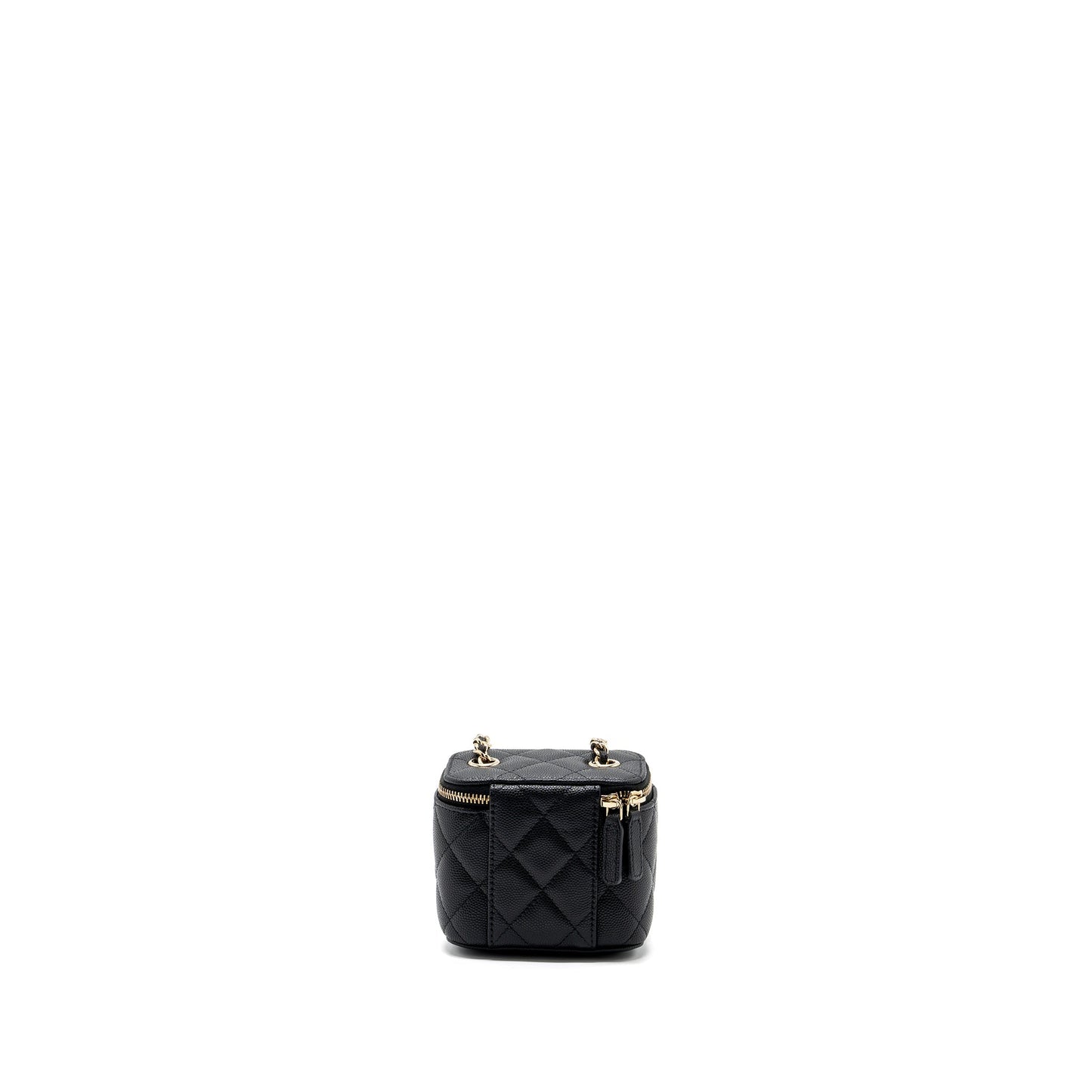 Chanel Mini Vanity Case Caviar Black L