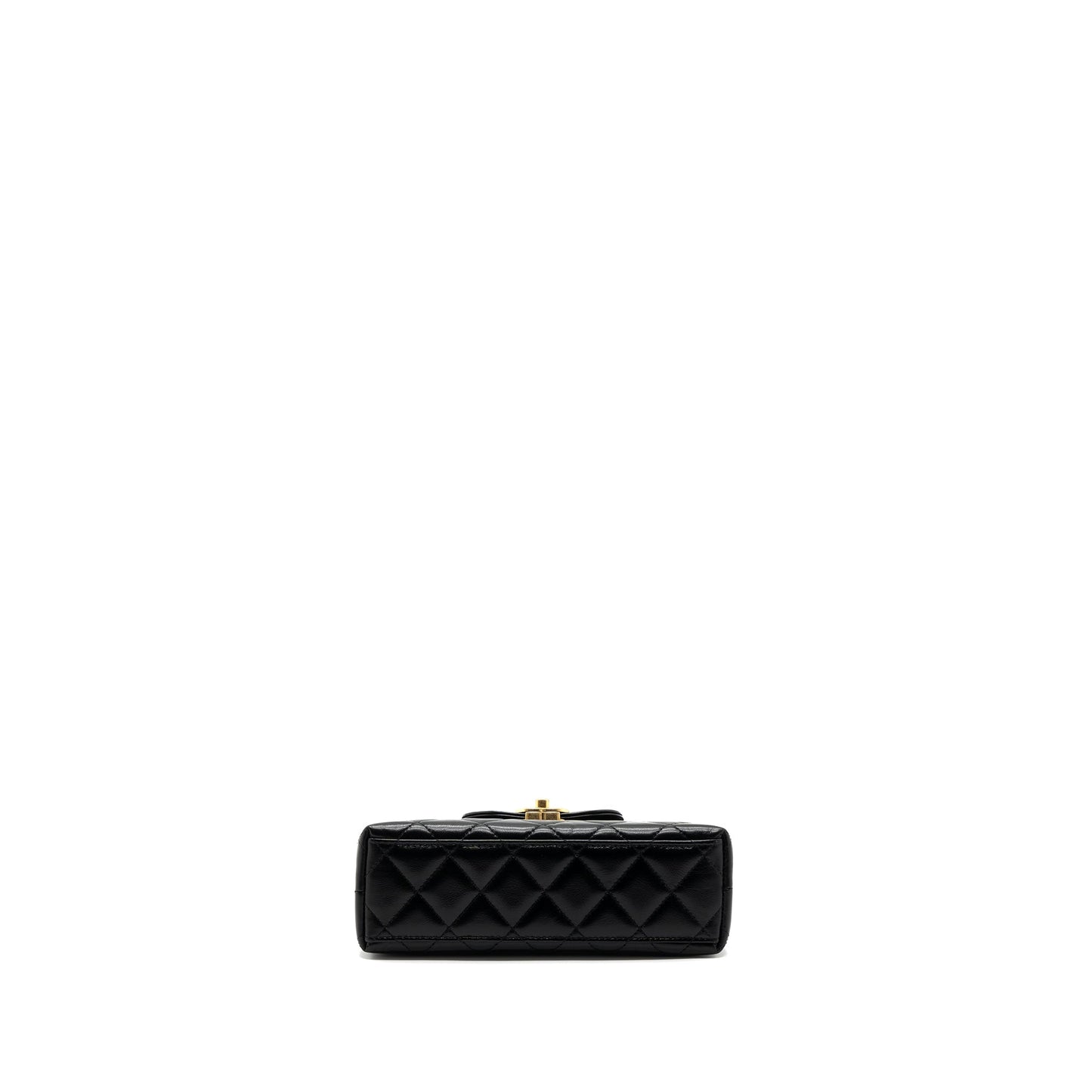Chanel 23K kelly bag calfskin black  (microchip)