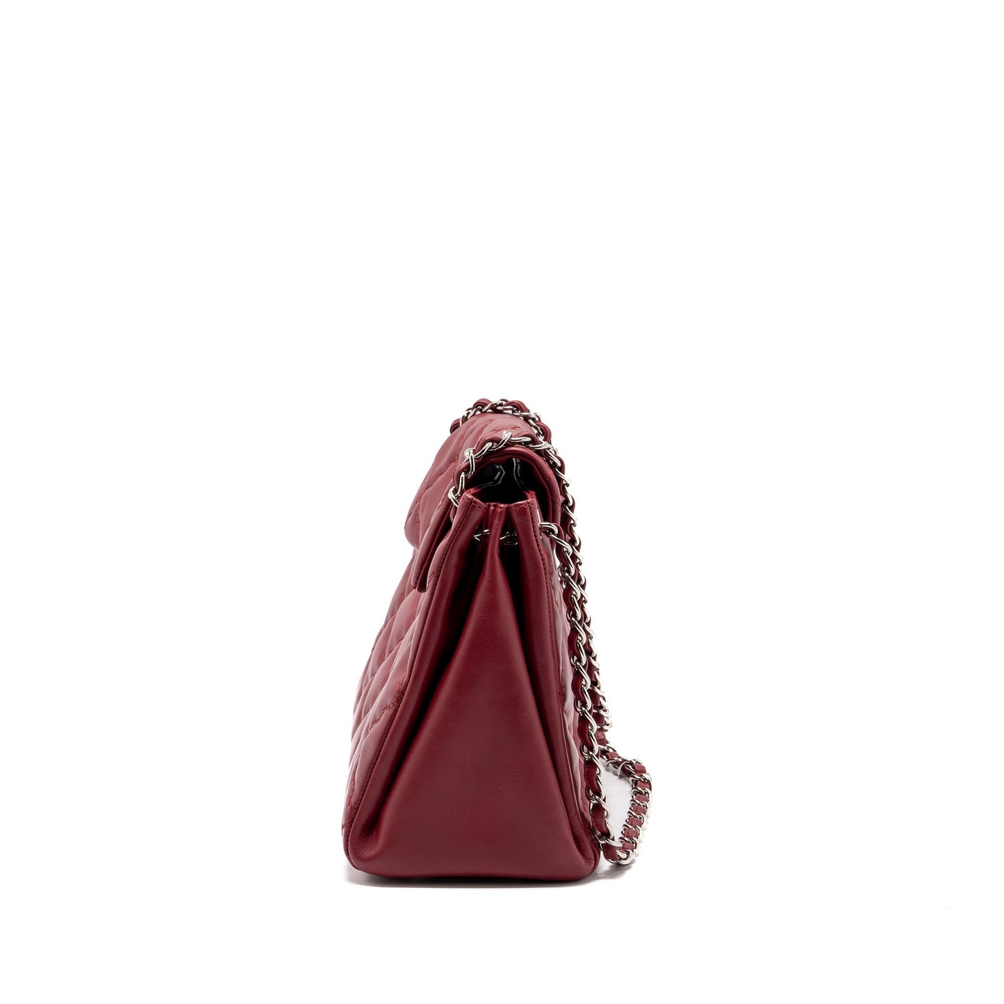 Chanel Hampton Tote Bag Calfskin Red