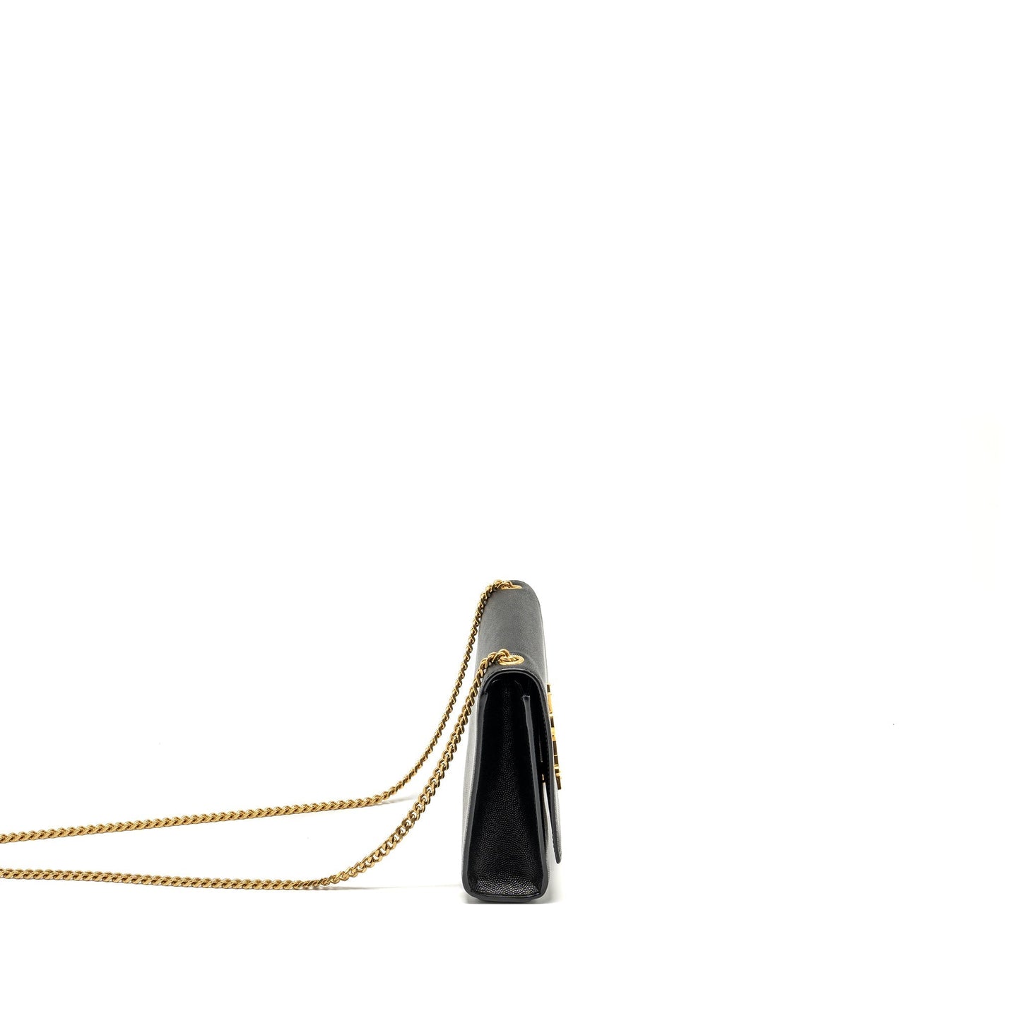 SAINT LAURENT/ Medium Kate Purse Grained Calfskin Black