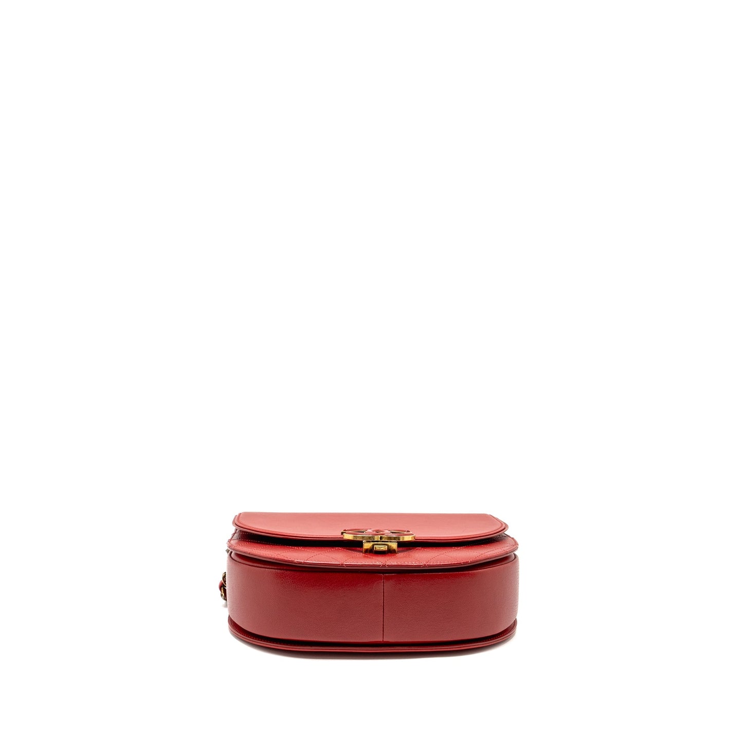 Chanel Medium Coco Curve Flap Bag Calfskin Red