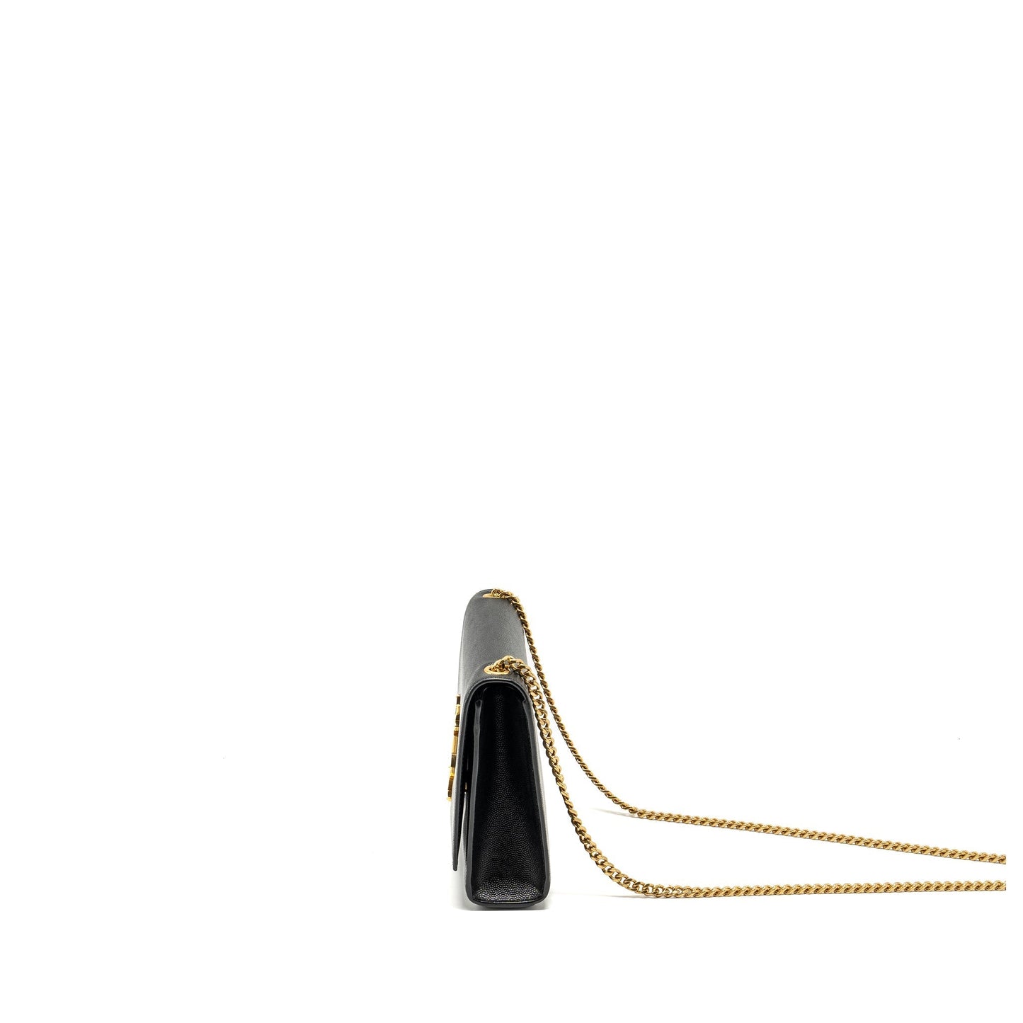 SAINT LAURENT/ Medium Kate Purse Grained Calfskin Black