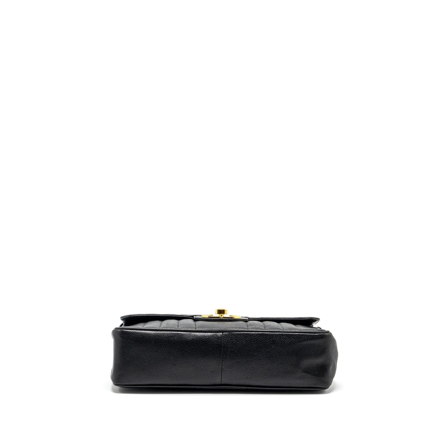Chanel  Vertical Jumbo Flap Bag Caviar Black