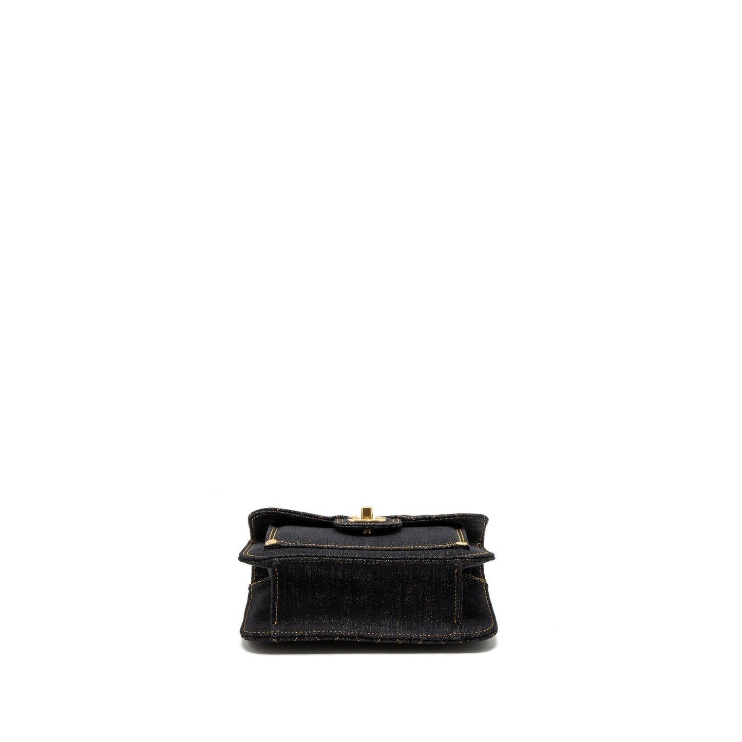 Chanel 23S Flap Bag Denim Dark Blue Brushed  (Microchip)