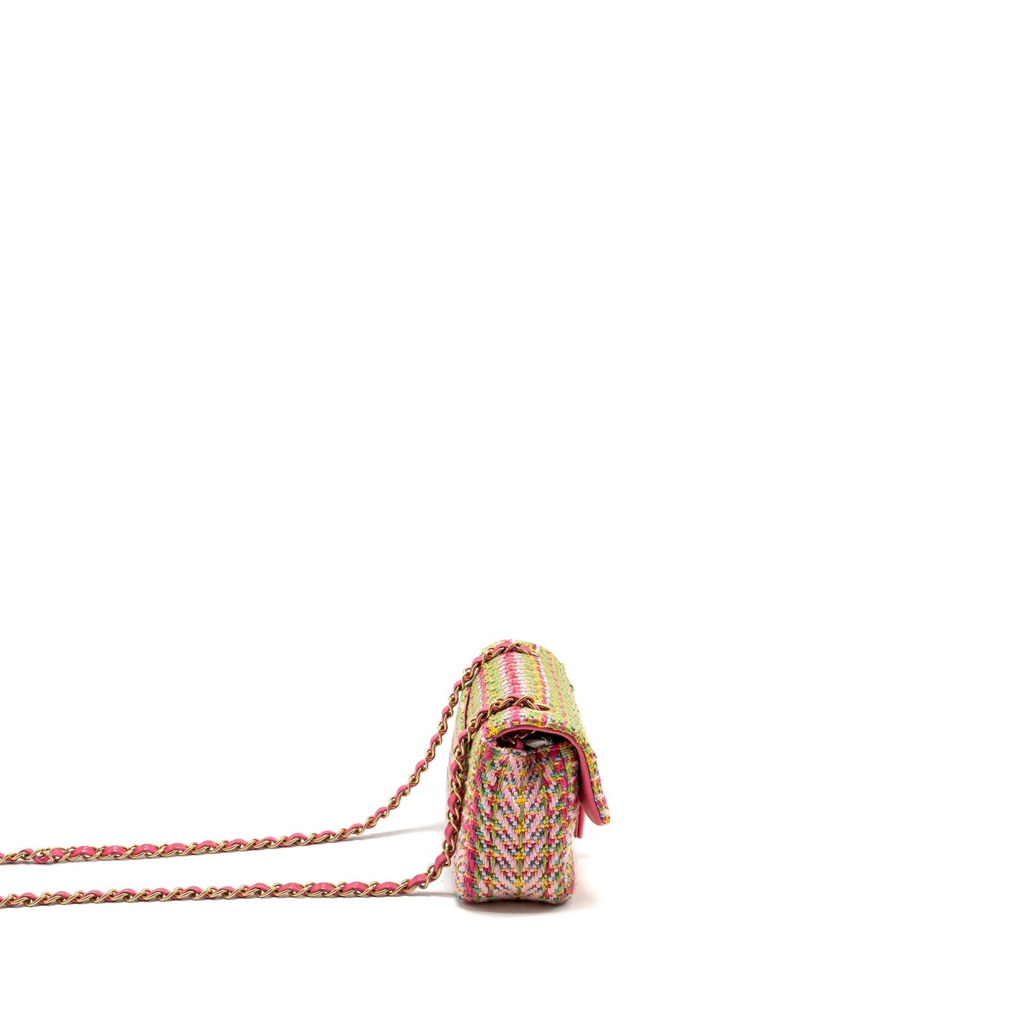 Chanel 21C Mini Rectangular Flap Bag Tweed Multicolour