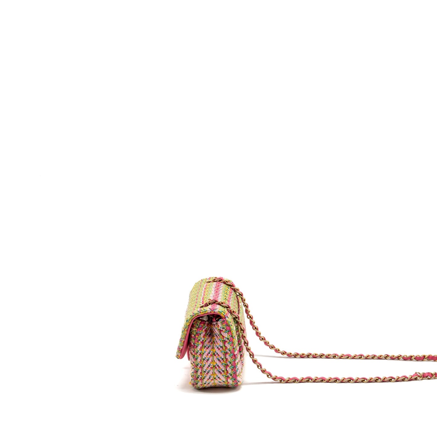 Chanel 21C Mini Rectangular Flap Bag Tweed Multicolour
