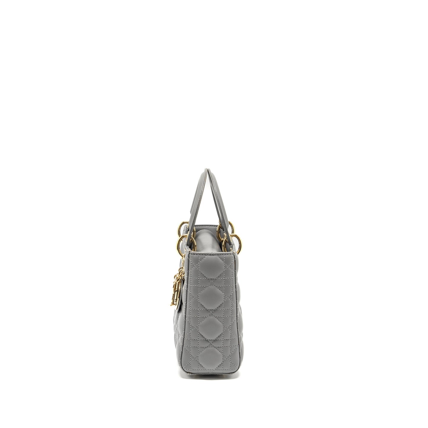 Dior My Small Lady DIor Lambskin Grey