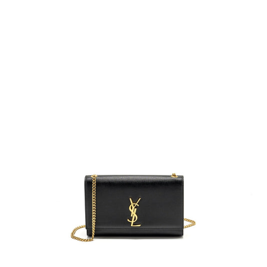 SAINT LAURENT/ Medium Kate Purse Grained Calfskin Black