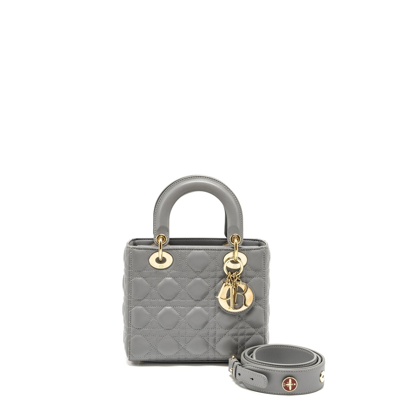 Dior My Small Lady DIor Lambskin Grey