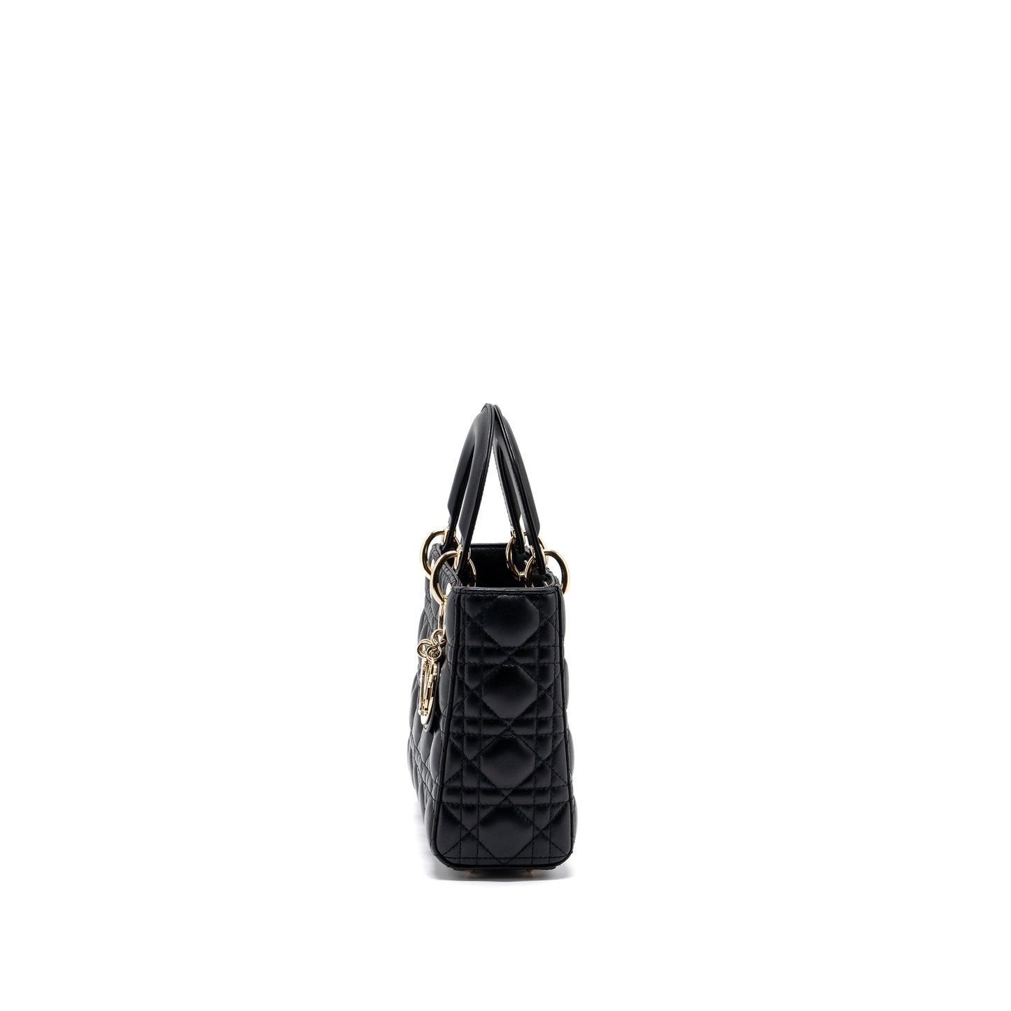 Dior My Dior Small Lady Dior Purse Lambskin Black