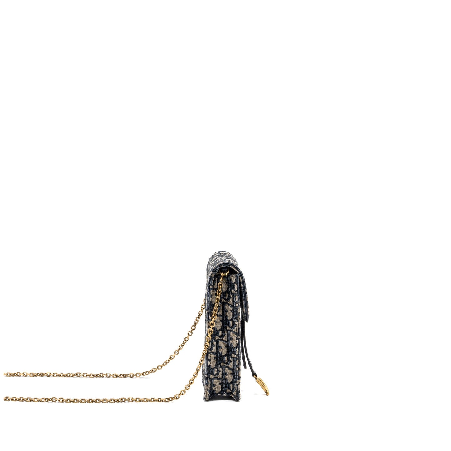 Dior Saddle Phone Pouch Dior Oblique Jacquard Blue