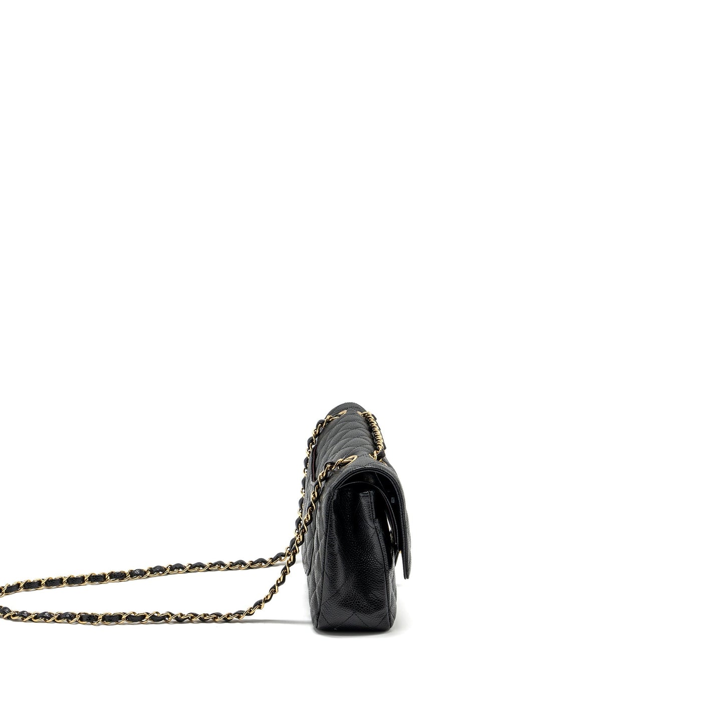 Chanel Medium Classic double flap bag caviar black