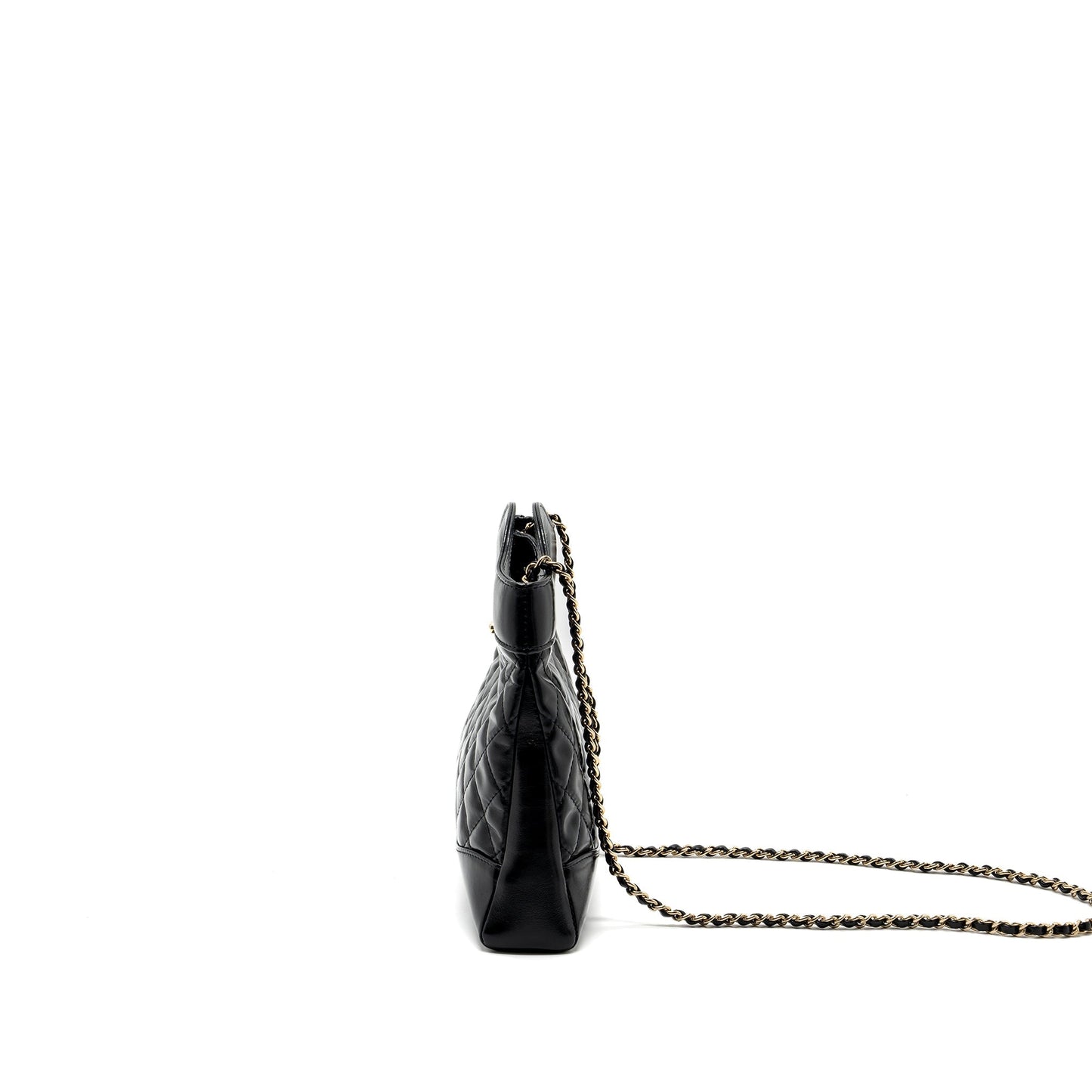 Chanel 24C mini 31 bag shiny calfskin black L (microchip)