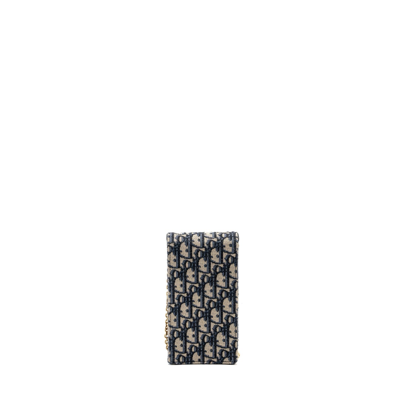 Dior Saddle Phone Pouch Dior Oblique Jacquard Blue