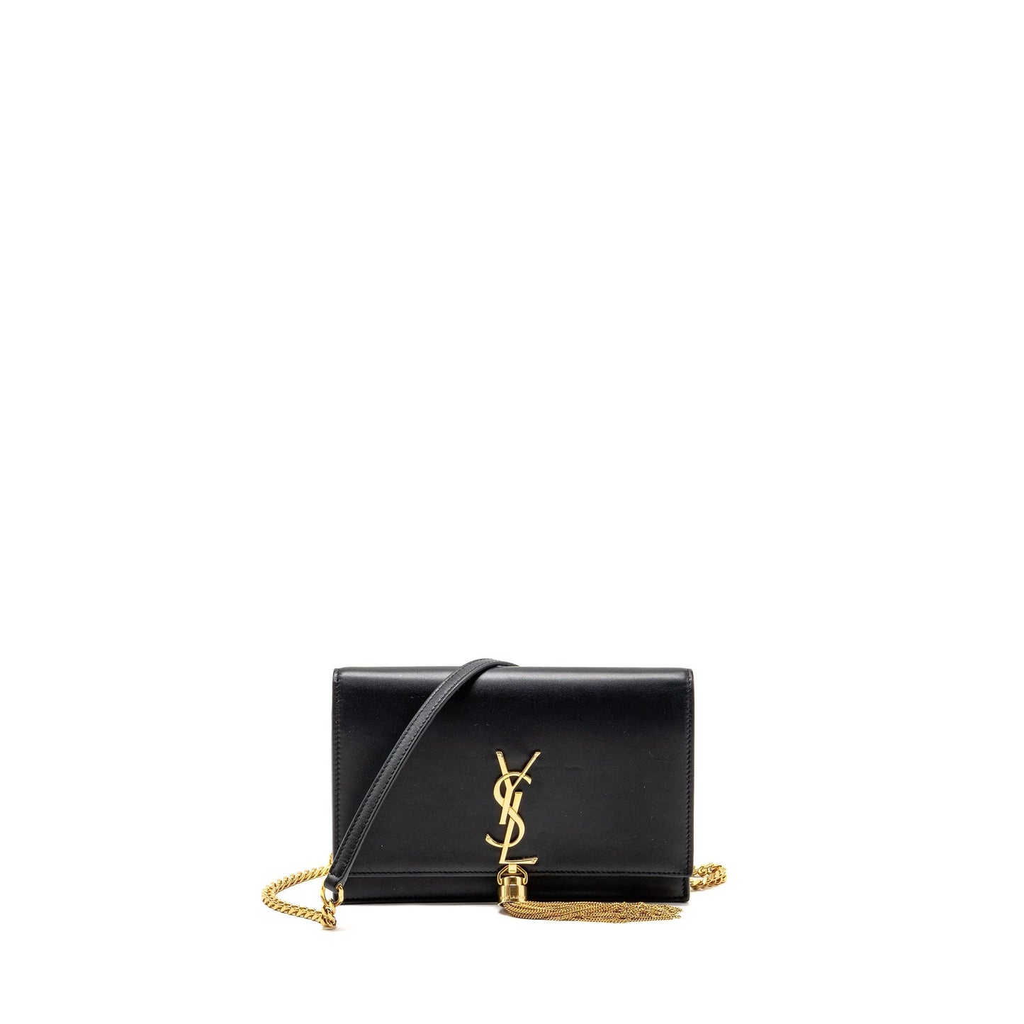 Saint Laurent/ Small tassel Kate Purse calfskin black