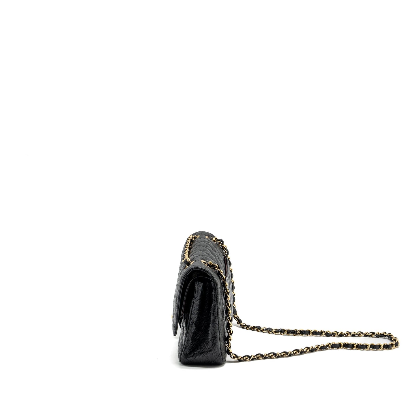 Chanel Medium Classic double flap bag caviar black