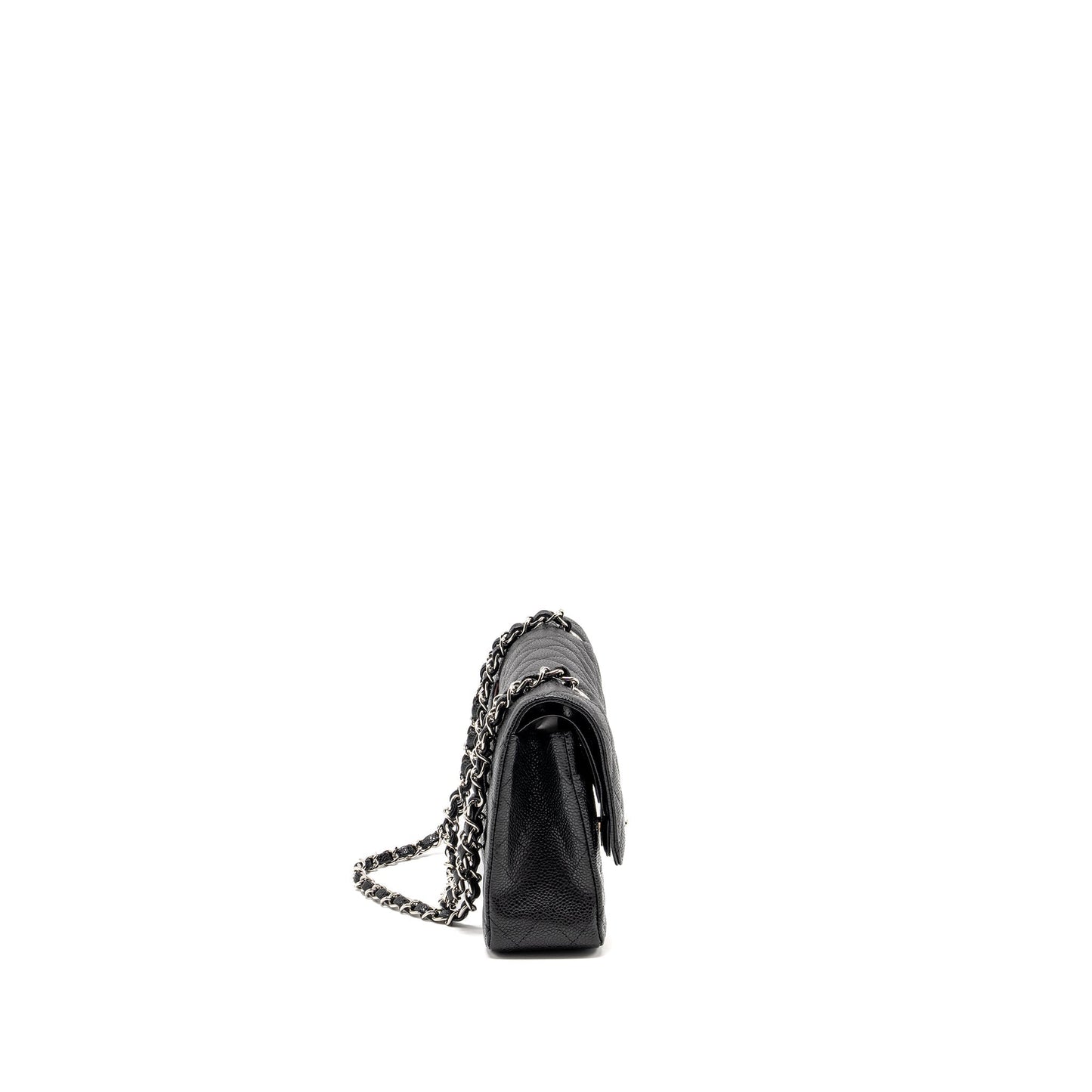 Chanel Medium Classic Double FLAP Bag Caviar Black