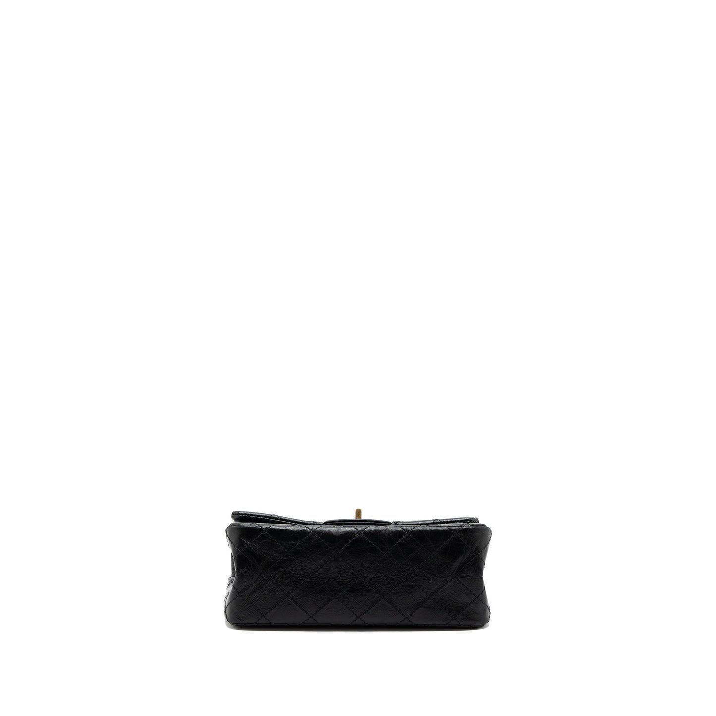 Chanel Mini 2.55 Reissue Flap Bag Aged Calfskin Black Brushed