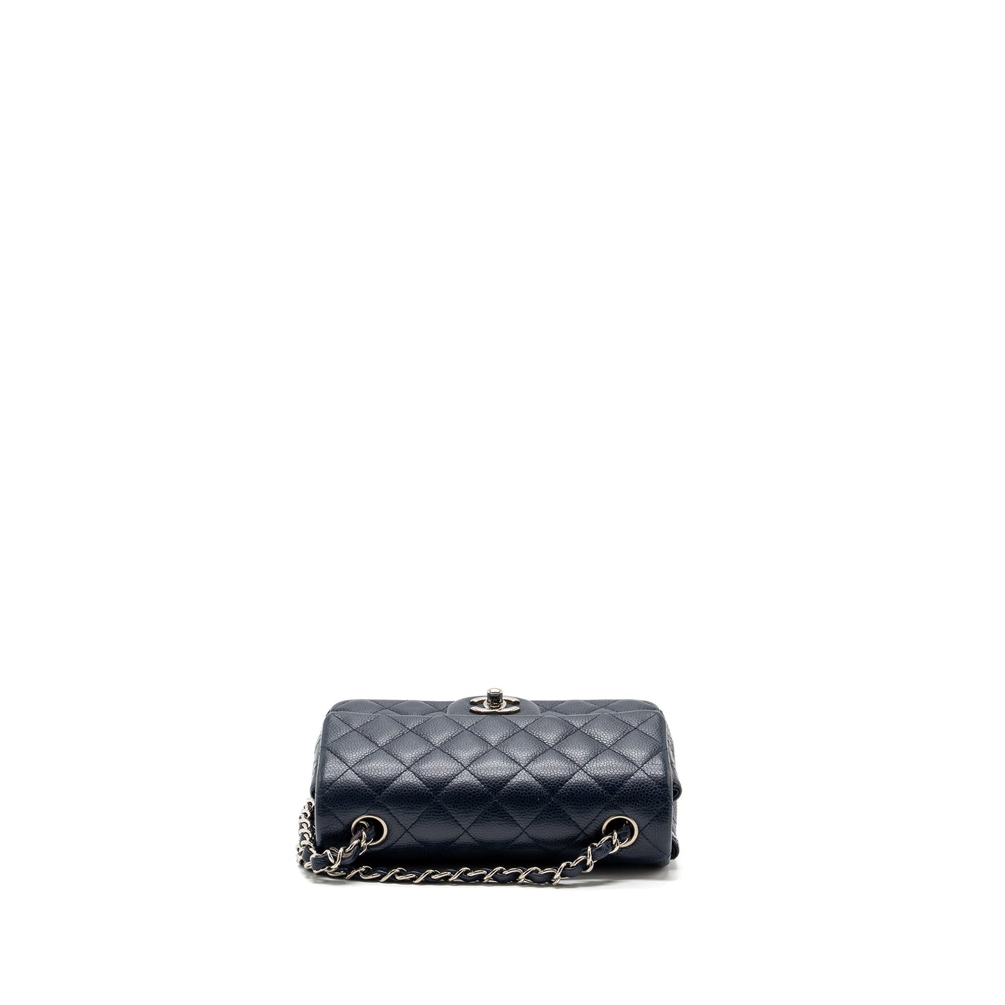 Chanel Classic Mini Rectangular Flap Bag Caviar Navy