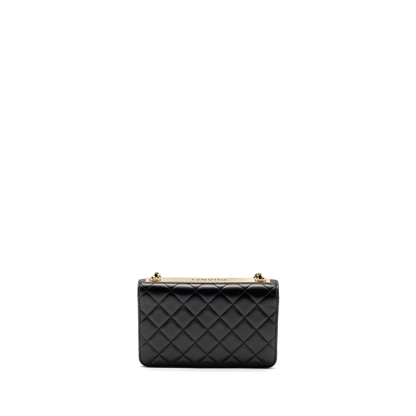 Chanel Trendy CC Wallet on Chain Lambskin Black L (Microchip)
