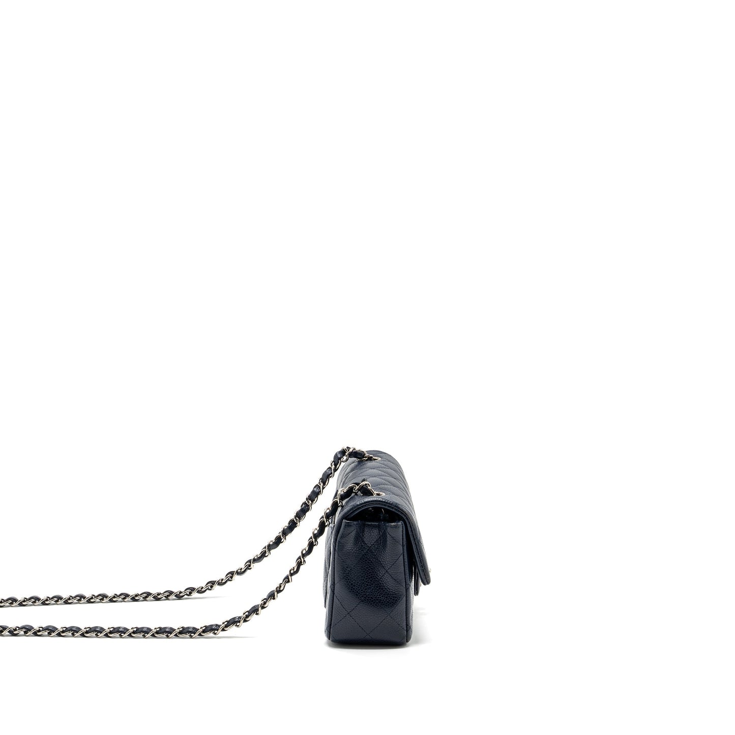 Chanel Classic Mini Rectangular Flap Bag Caviar Navy