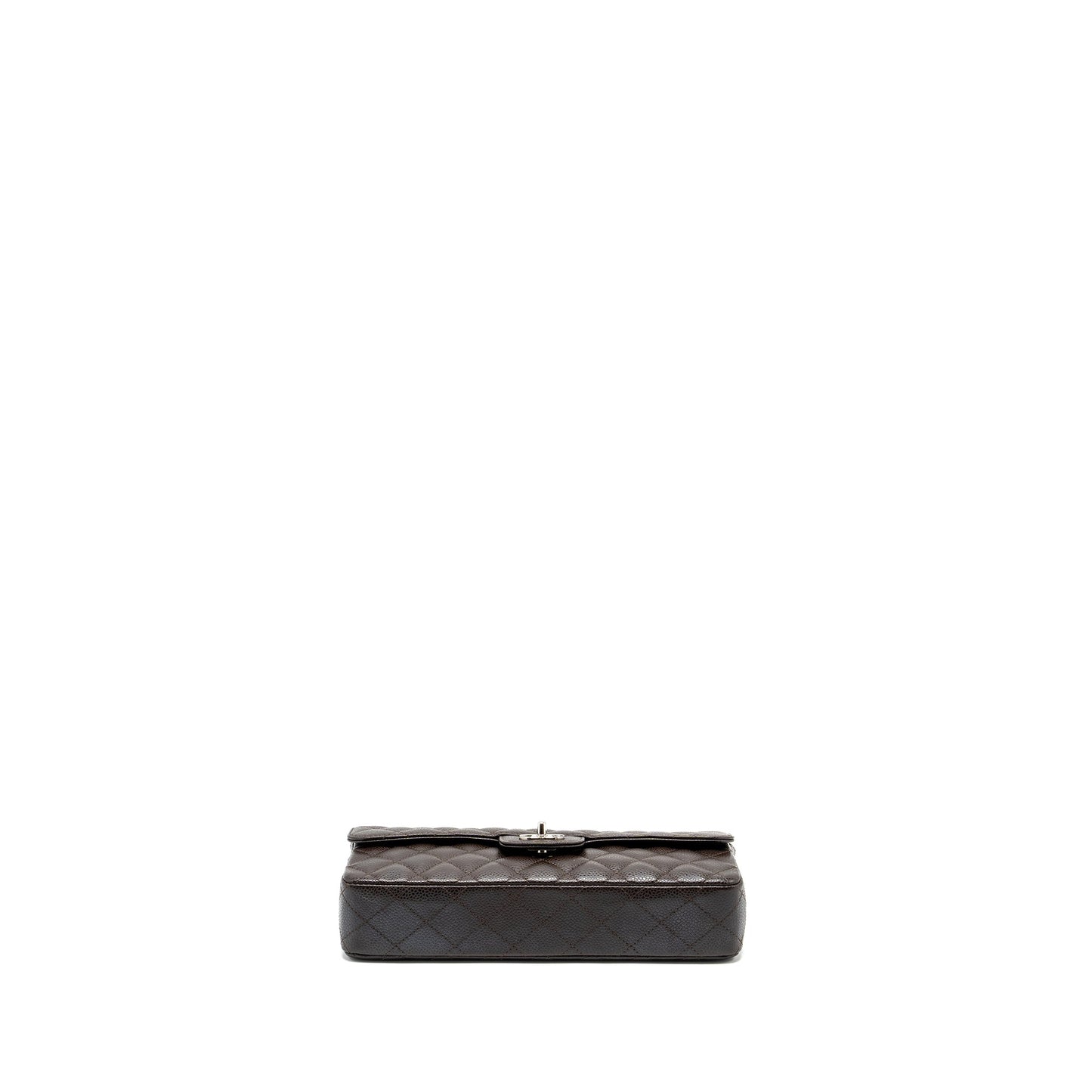 Chanel East West Classic quilted flap bag caviar chocolate