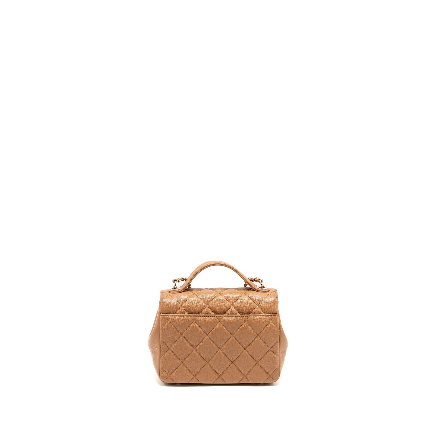 Chanel Small Business Affinity Caviar Dark Beige L