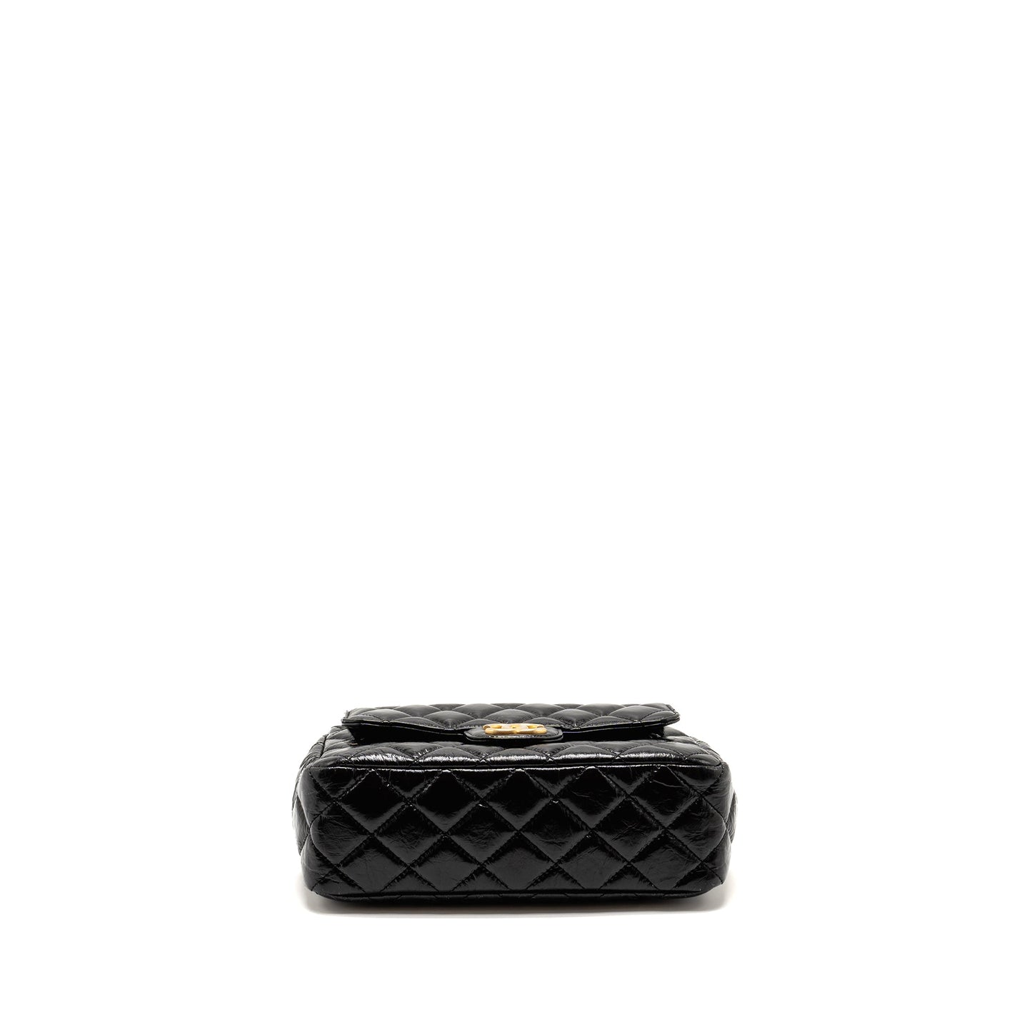 Chanel Hobo Bag shiny calfskin Black  (microchip)