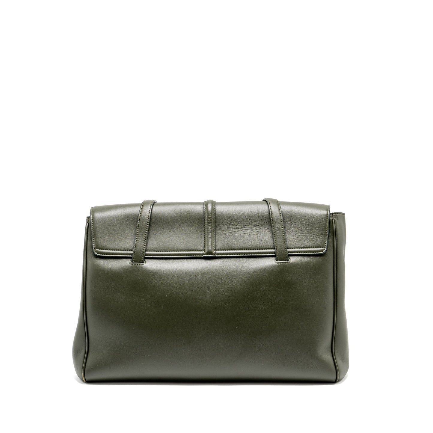 Celine Large Soft 16 Purse Smooth Calfskin Dark Green