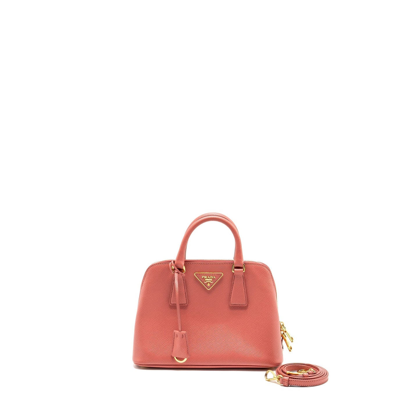 Prada Saffiano promenade Purse Pink