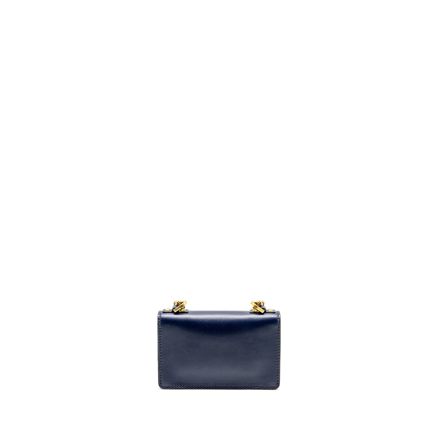 Dior Mini J’ADIOR Chain Flap Purse Calfskin Navy Blue