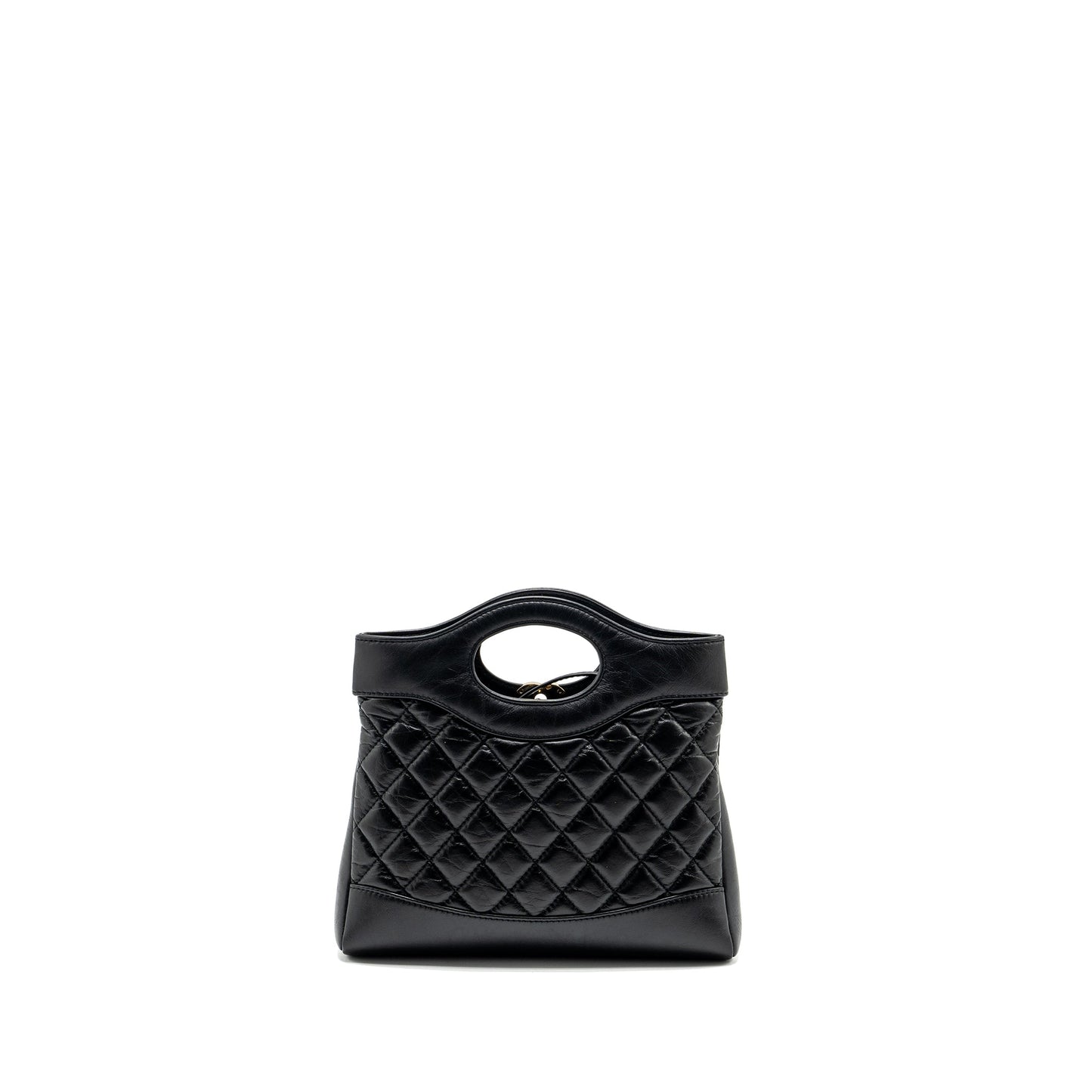 Chanel Mini 31 Bag Calfskin Black L (Microchip)