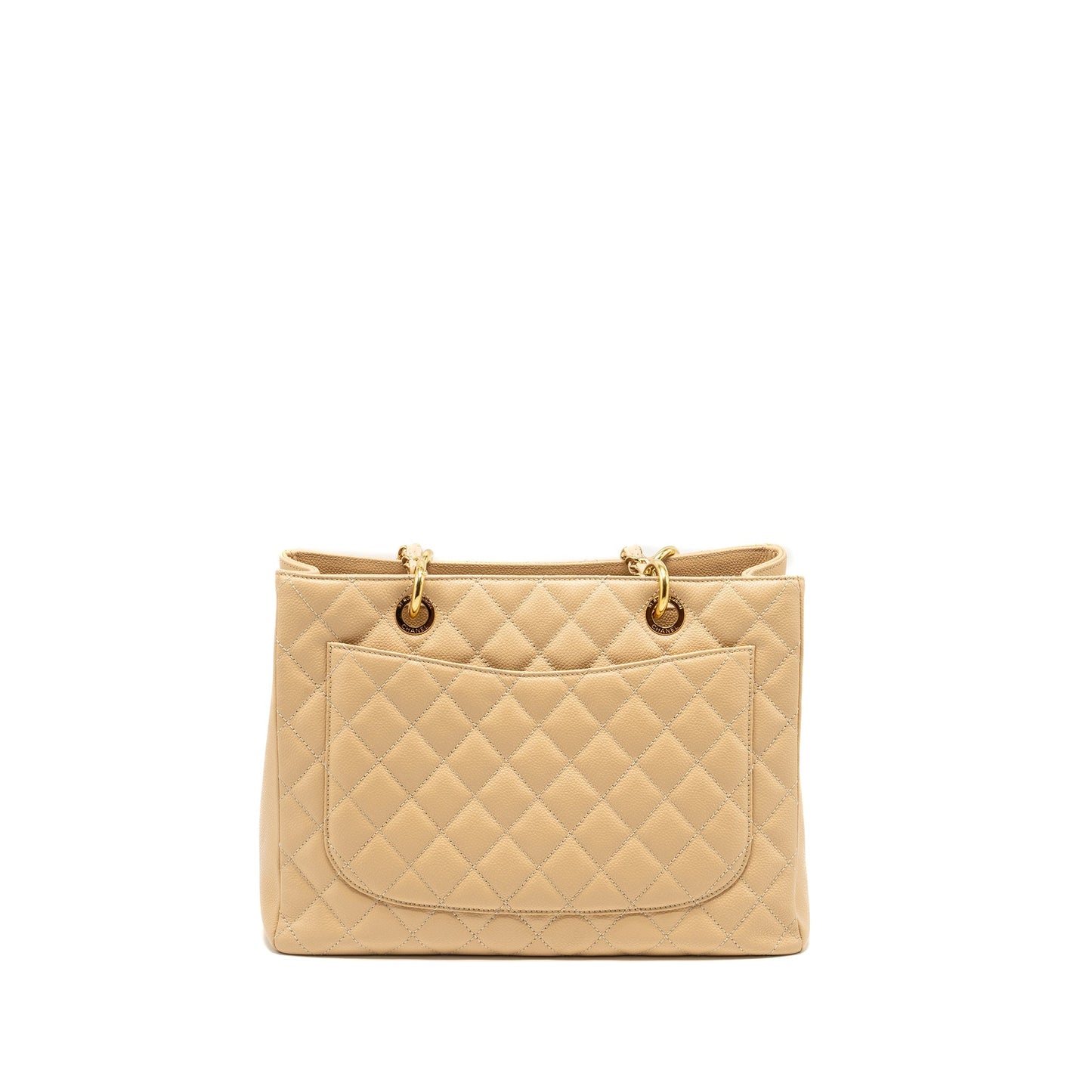 Chanel Grand Shopping Tote Caviar Beige