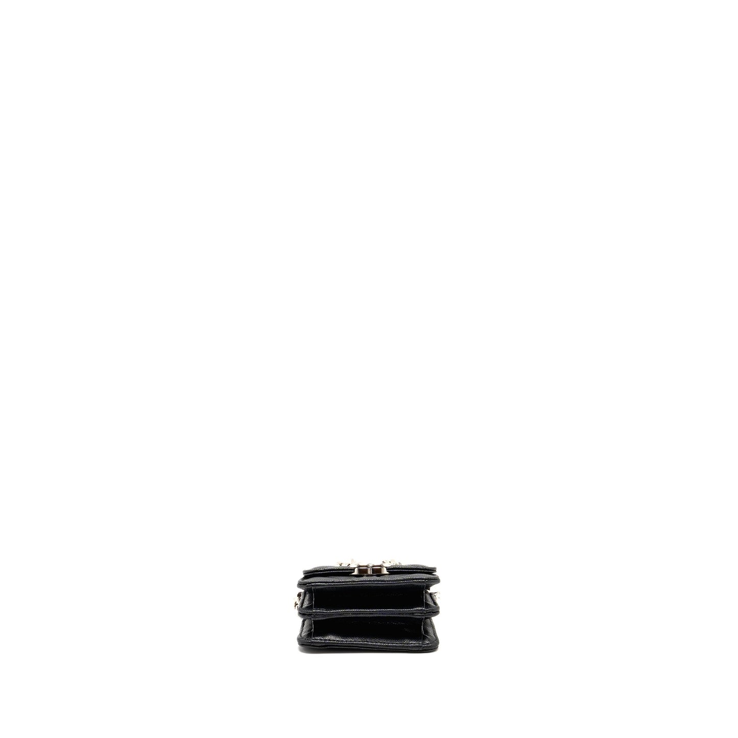 Chanel 22s Mini Clutch With Chain Caviar Black