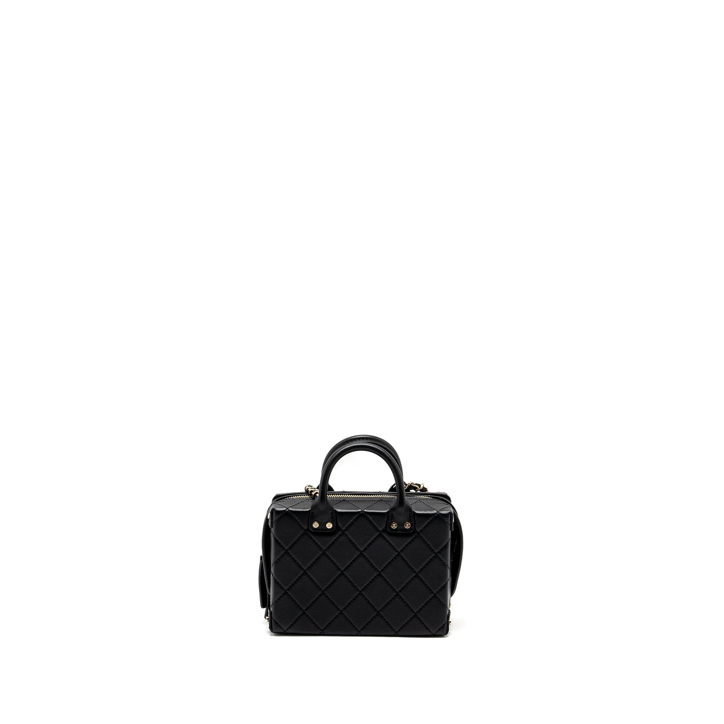 Chanel 22B Small Vanity Case Calfskin Black  (Microchip)