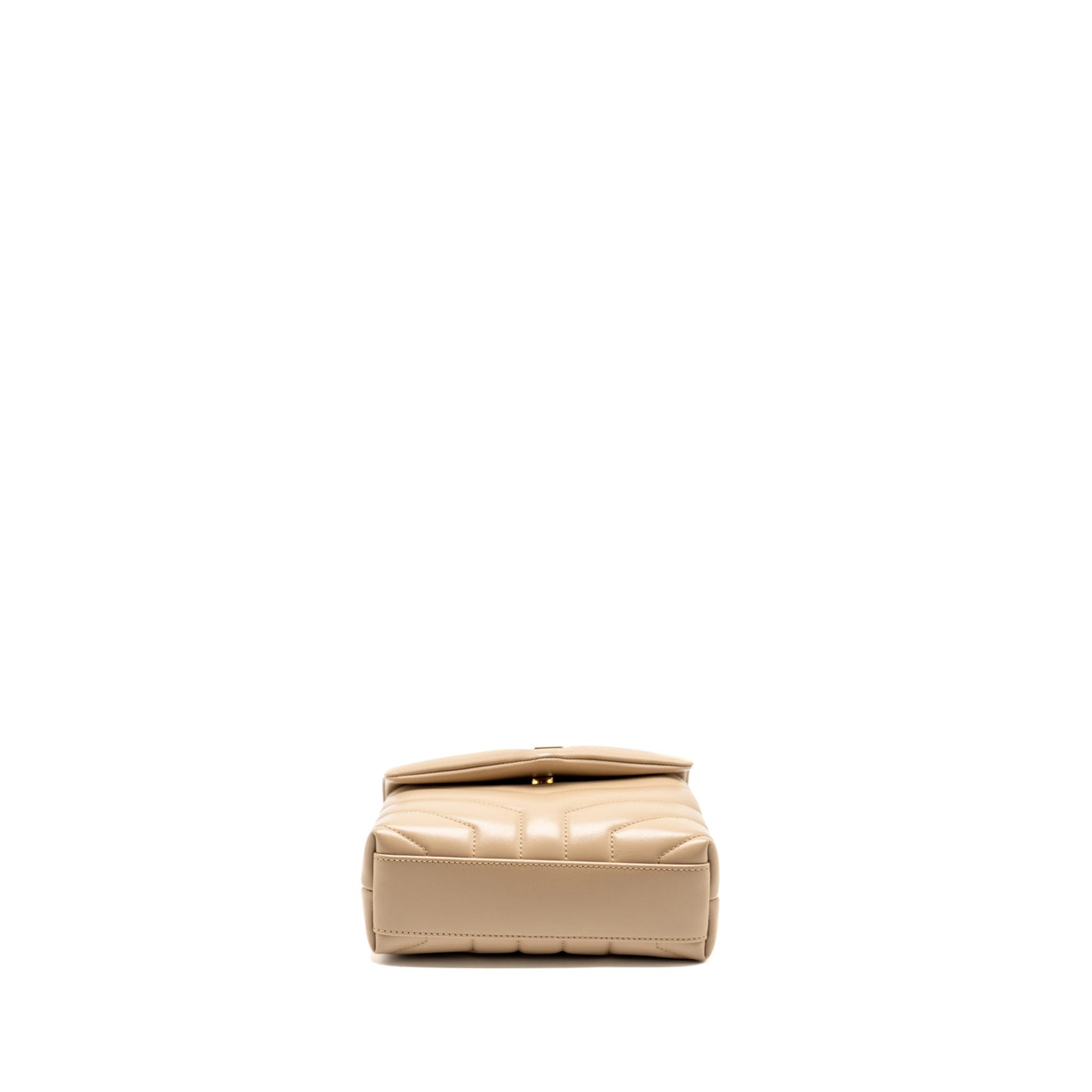 SAINT LAURENT / Toy LouLou Quilted Mini Purse Calfskin Beige