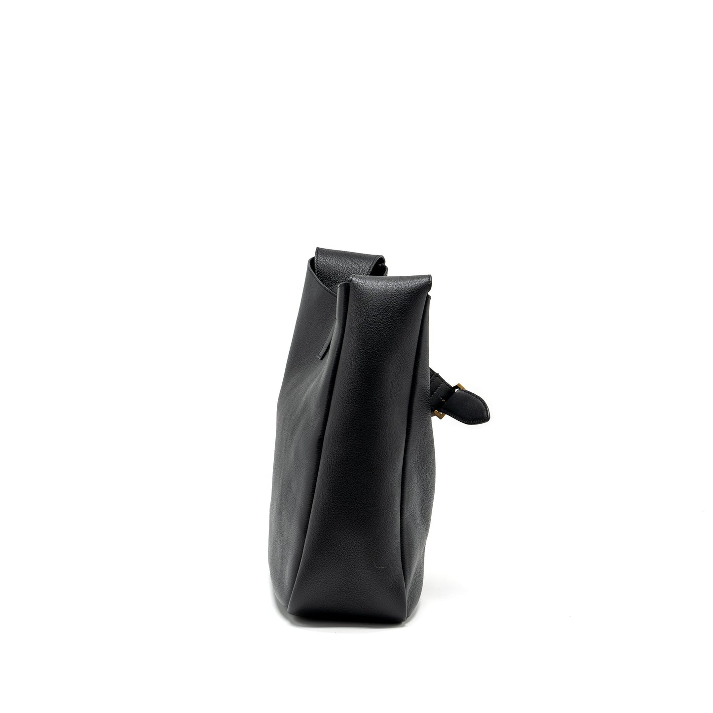 Saint Laurent/ Le 5 A 7 Supple Large Smooth Calfskin Black