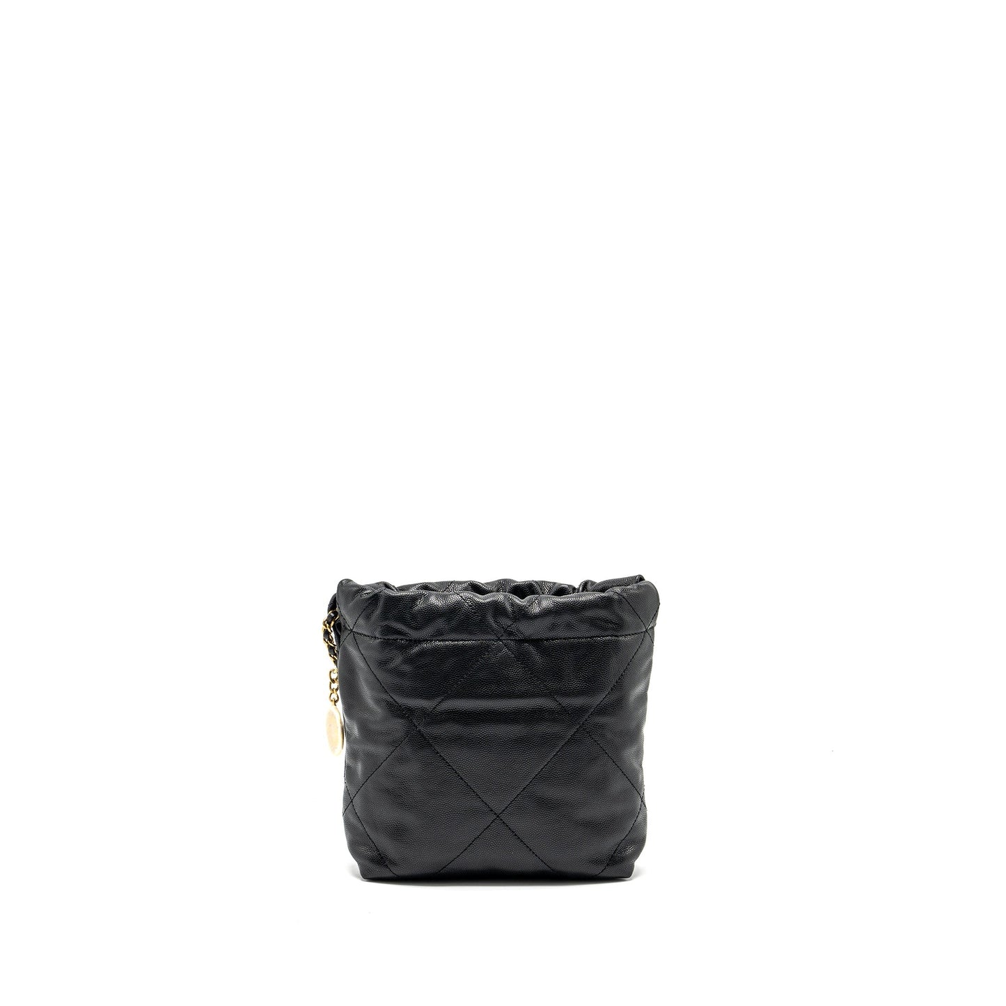 Chanel Mini 22 Bag Caviar Black  (Microchip)