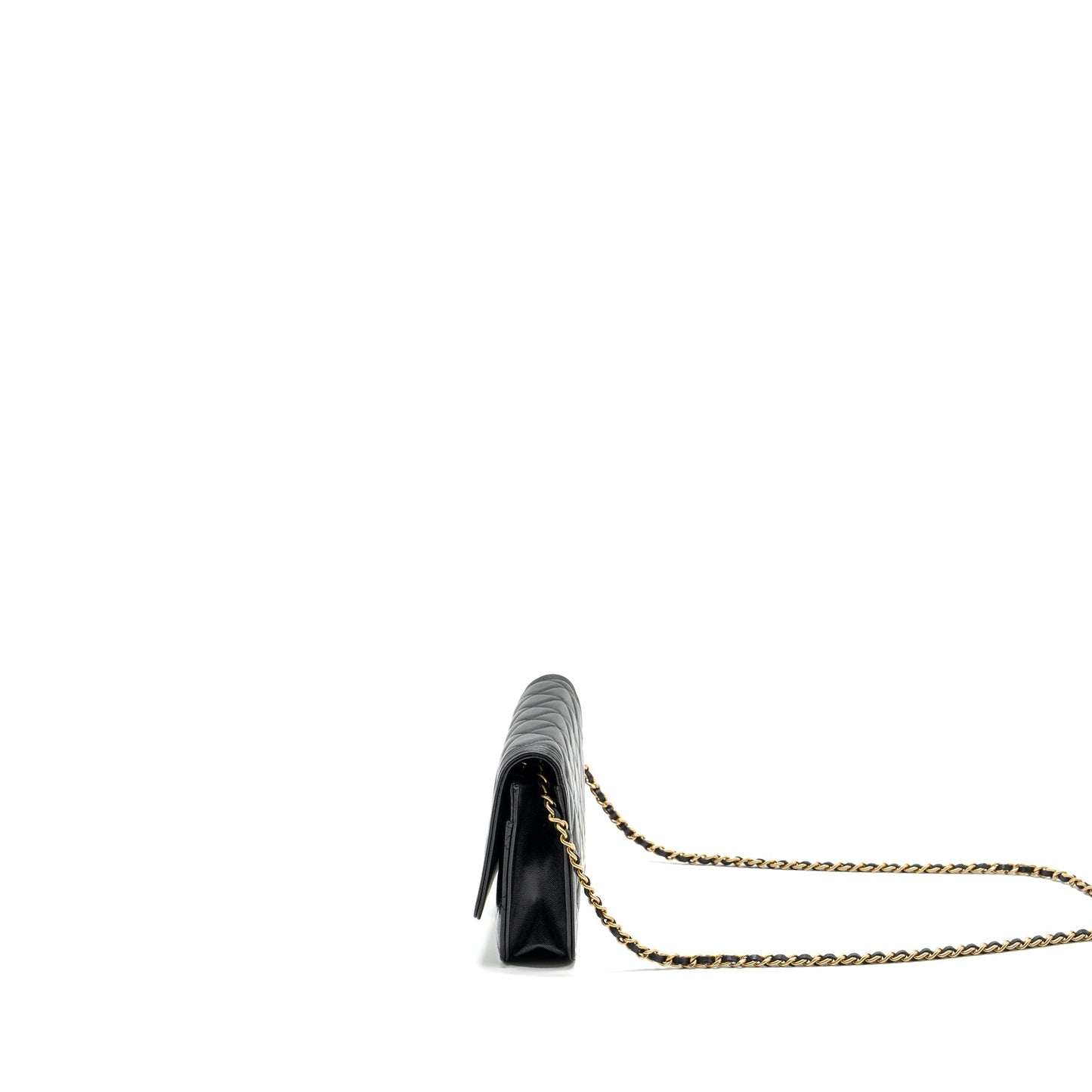 Chanel Boy Wallet on Chain lambskin black