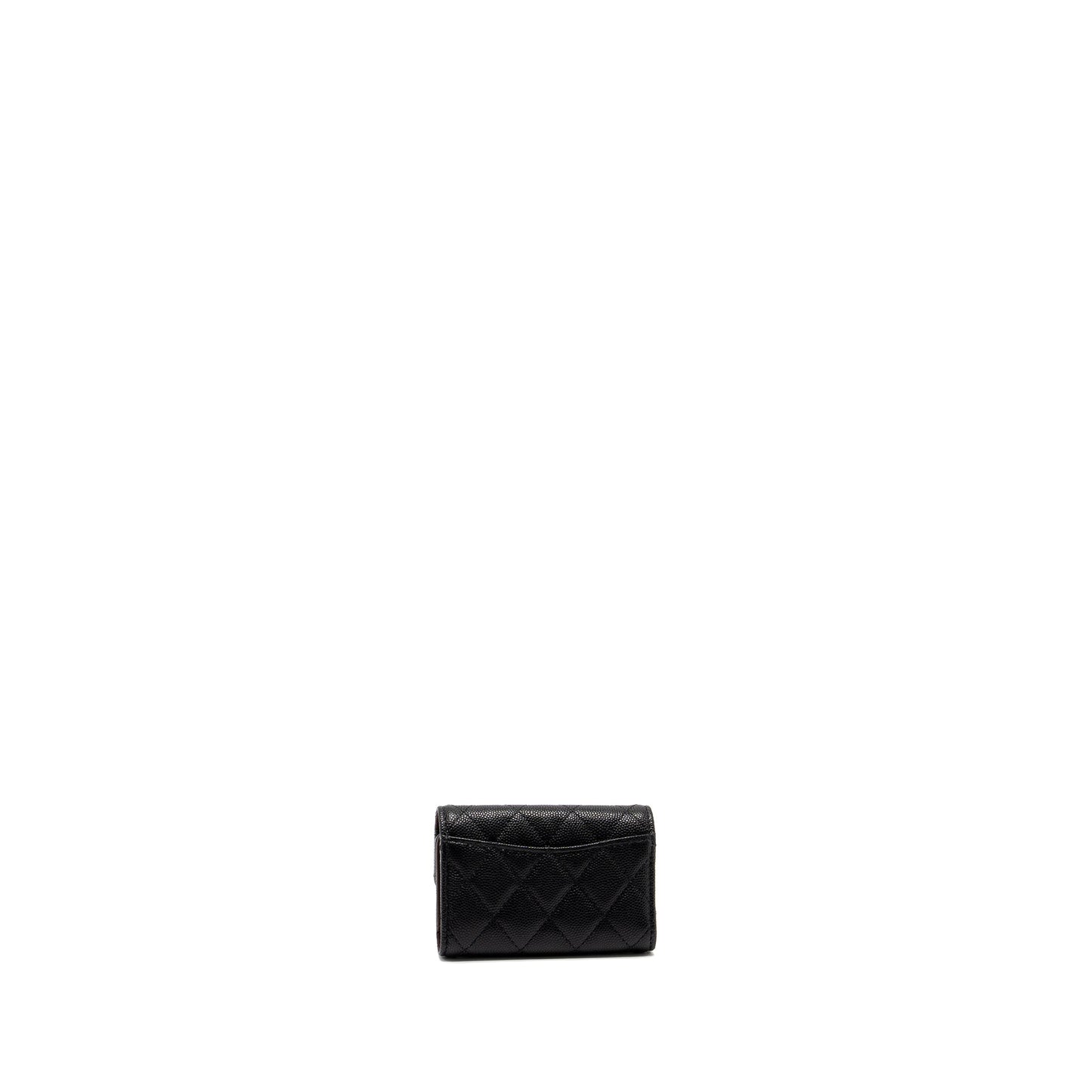 Chanel Classic Flap Key Holder Caviar Black L