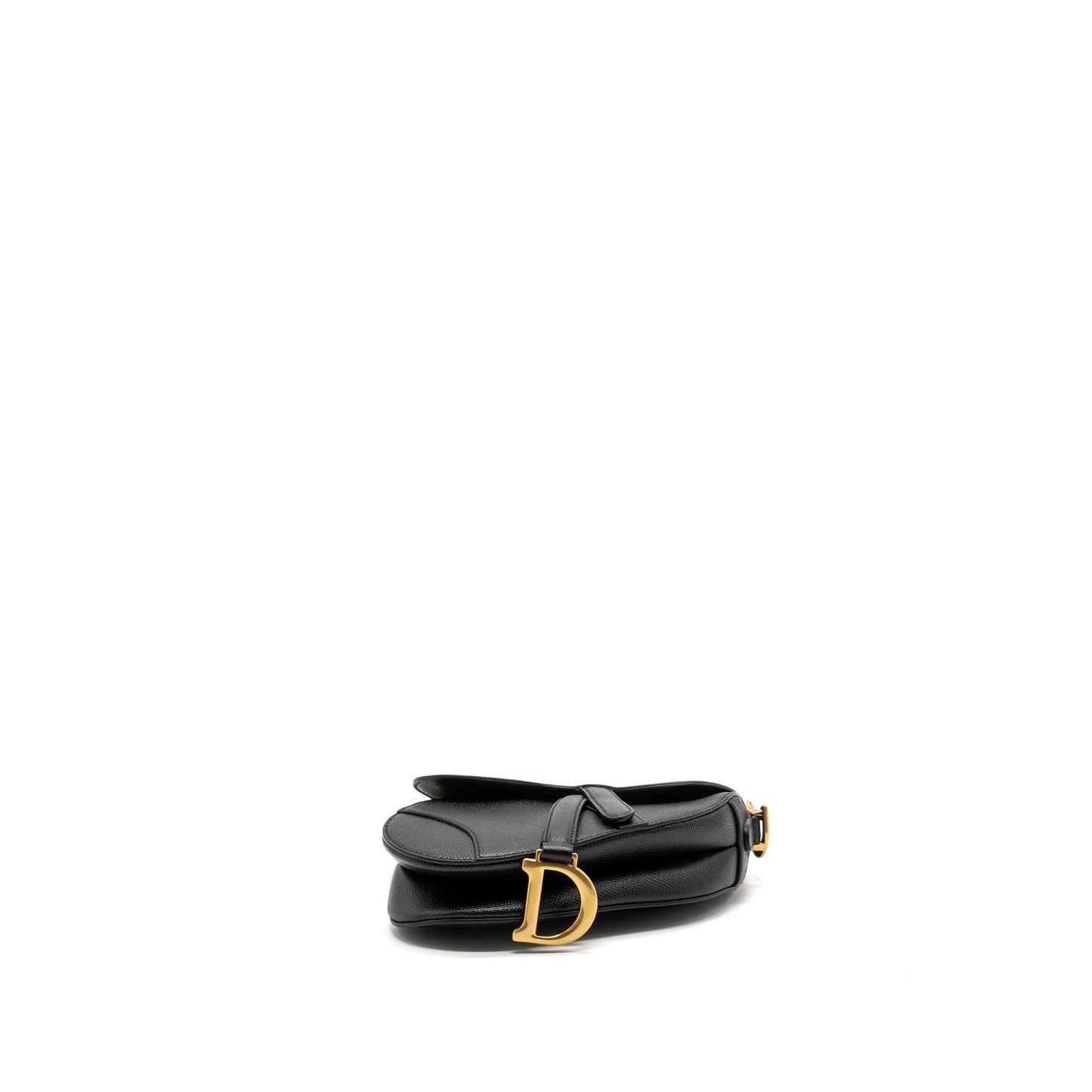 Dior Mini Saddle Purse Calfskin Black