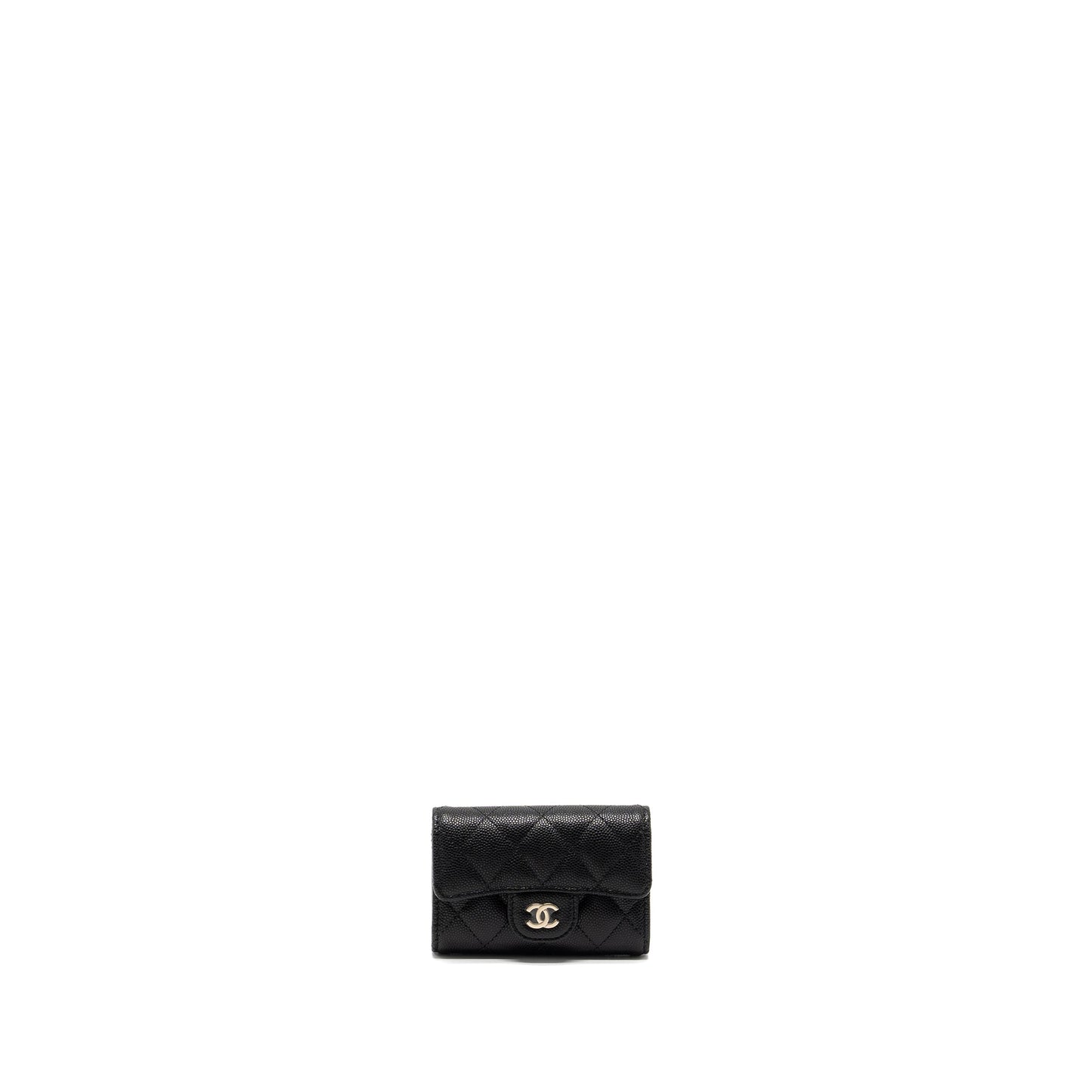 Chanel Classic Flap Key Holder Caviar Black L