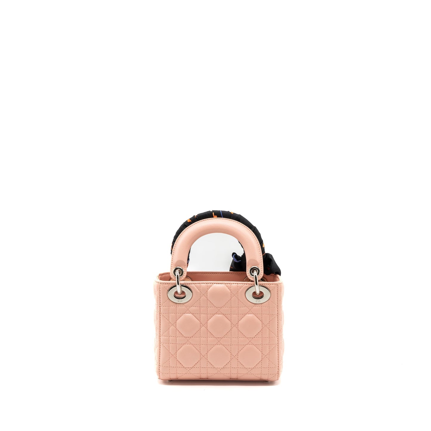 Dior mini lady dior lambskin light pink