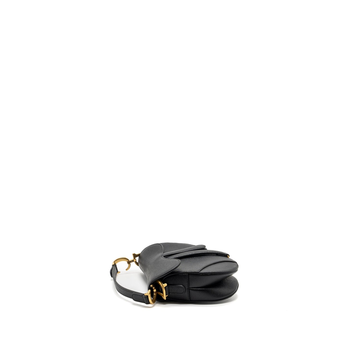 Dior Mini Saddle Purse Calfskin Black