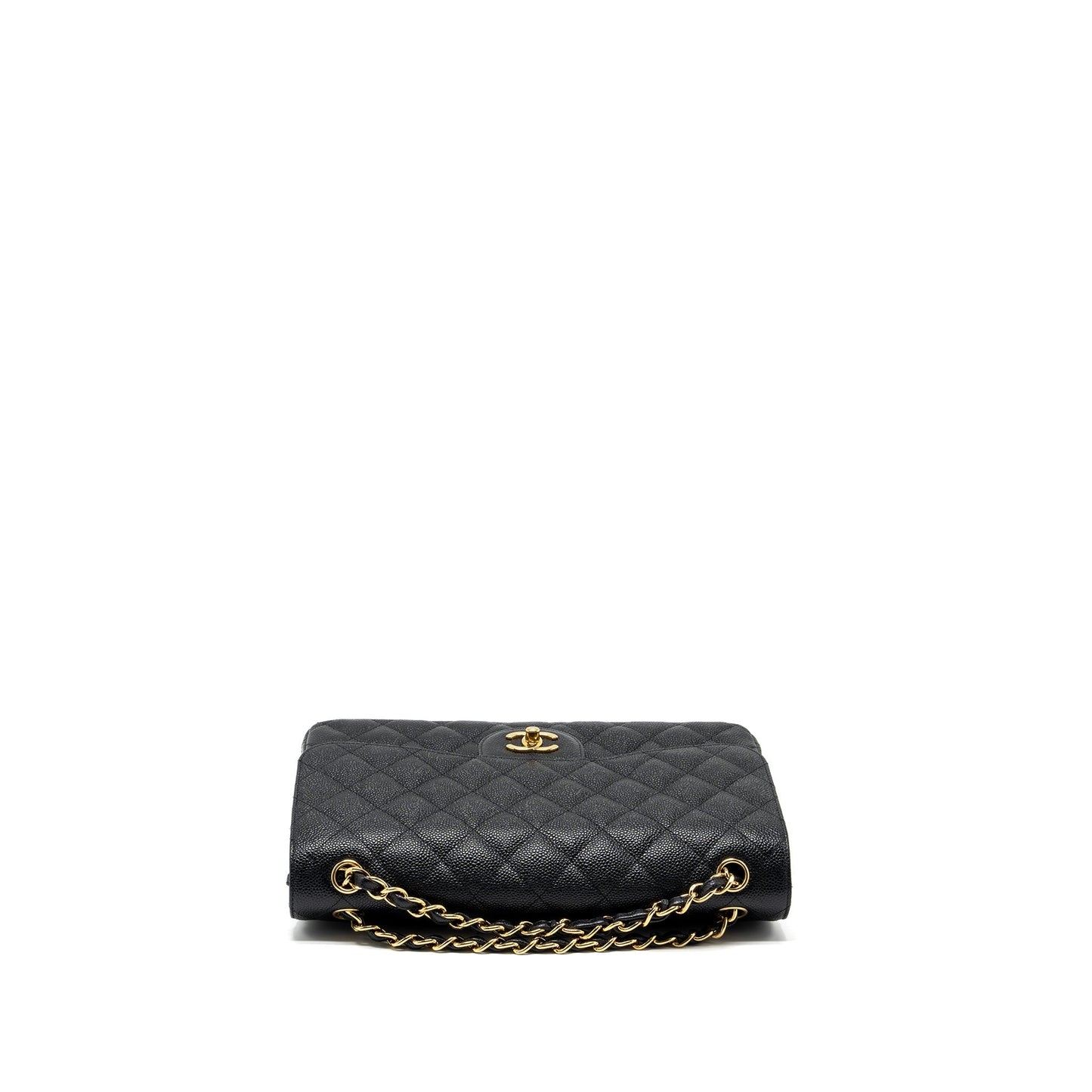 Chanel Classic jumbo double flap bag caviar black