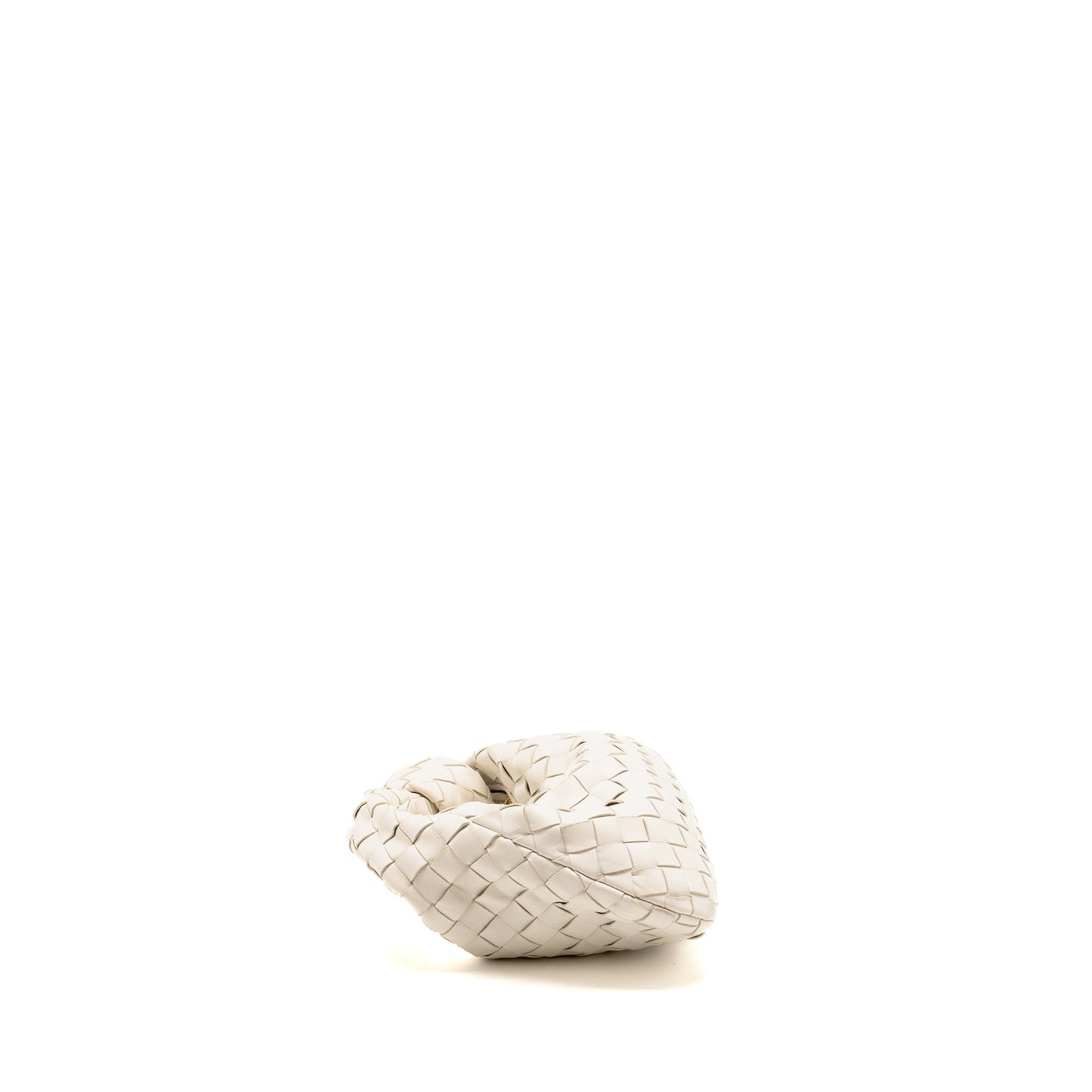 Bottega Veneta Mini Jodie lambskin white