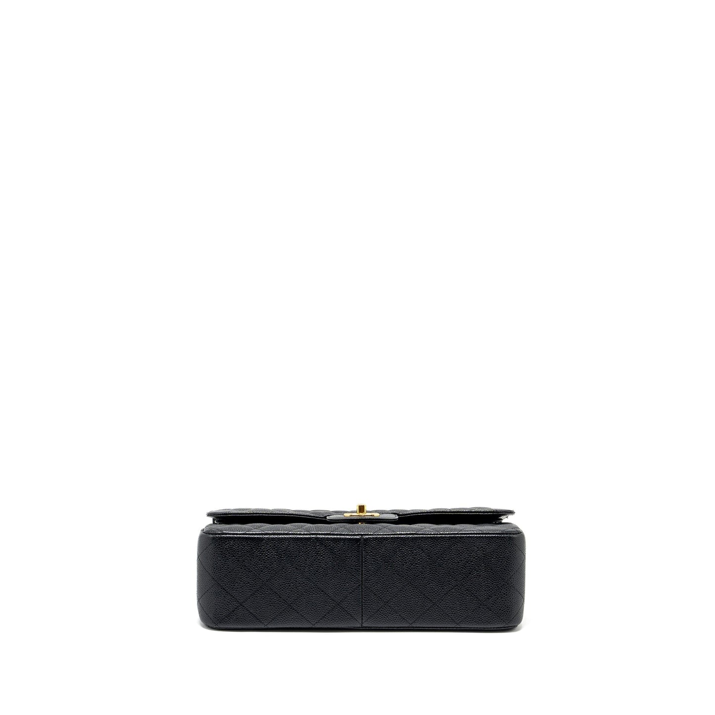 Chanel Classic jumbo double flap bag caviar black
