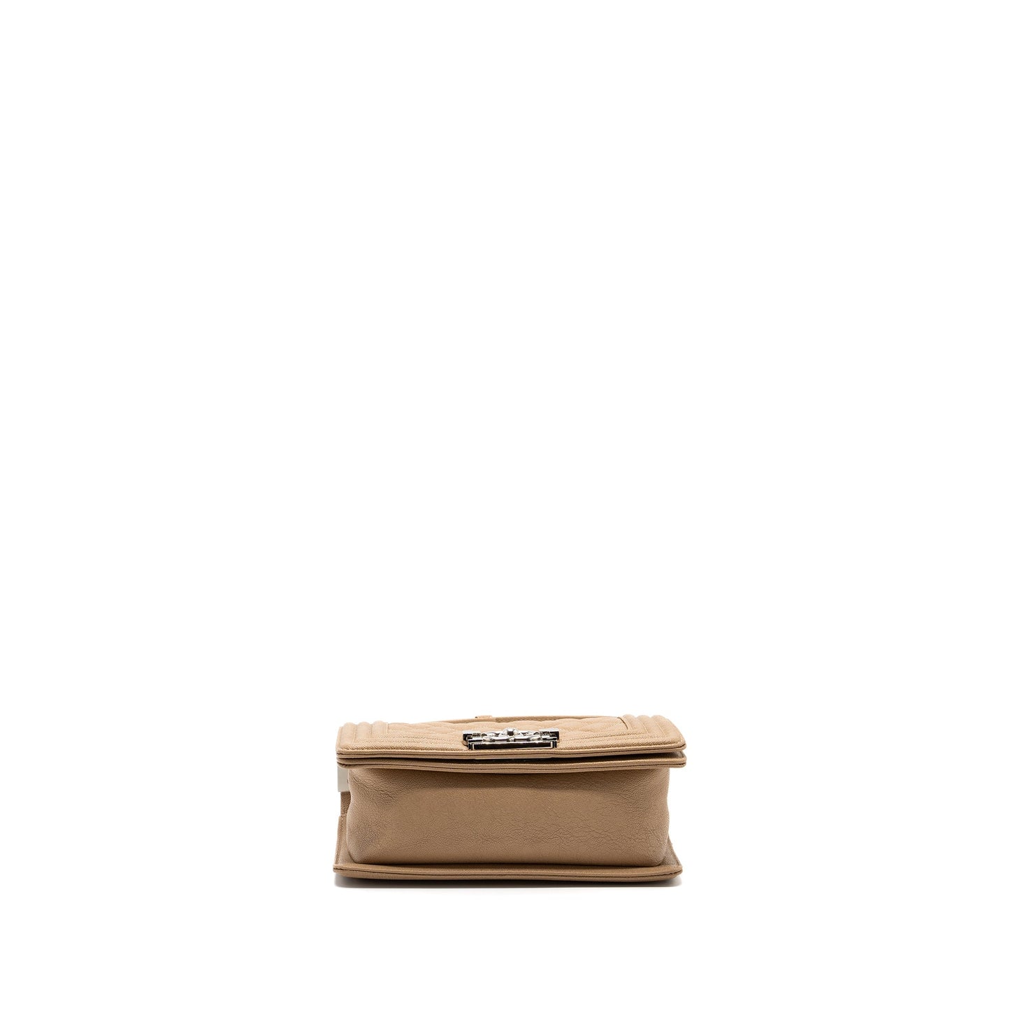 Chanel Small Boy Bag Caviar Light Beige