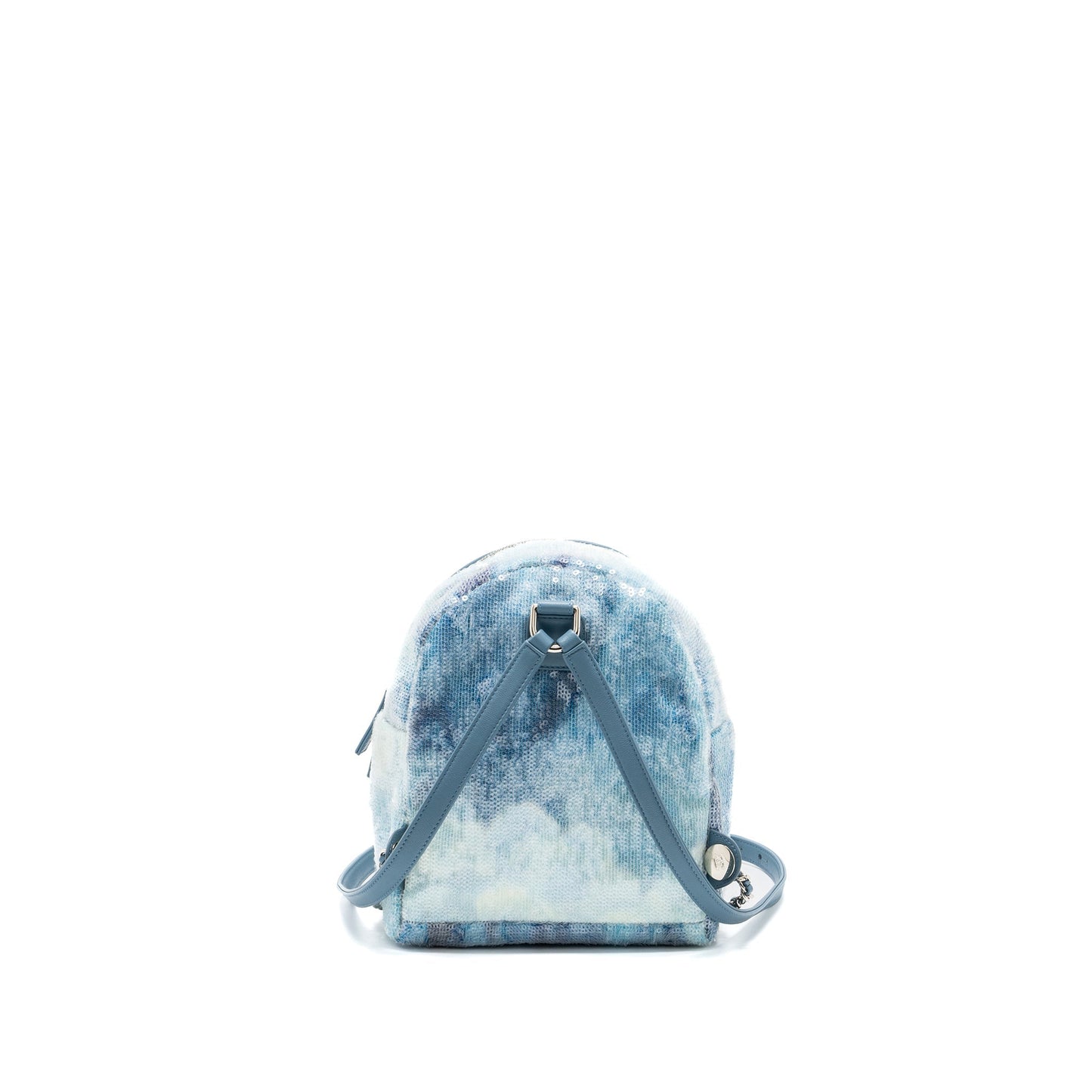 Chanel Mini Backpack Sequins Multicolour Blue